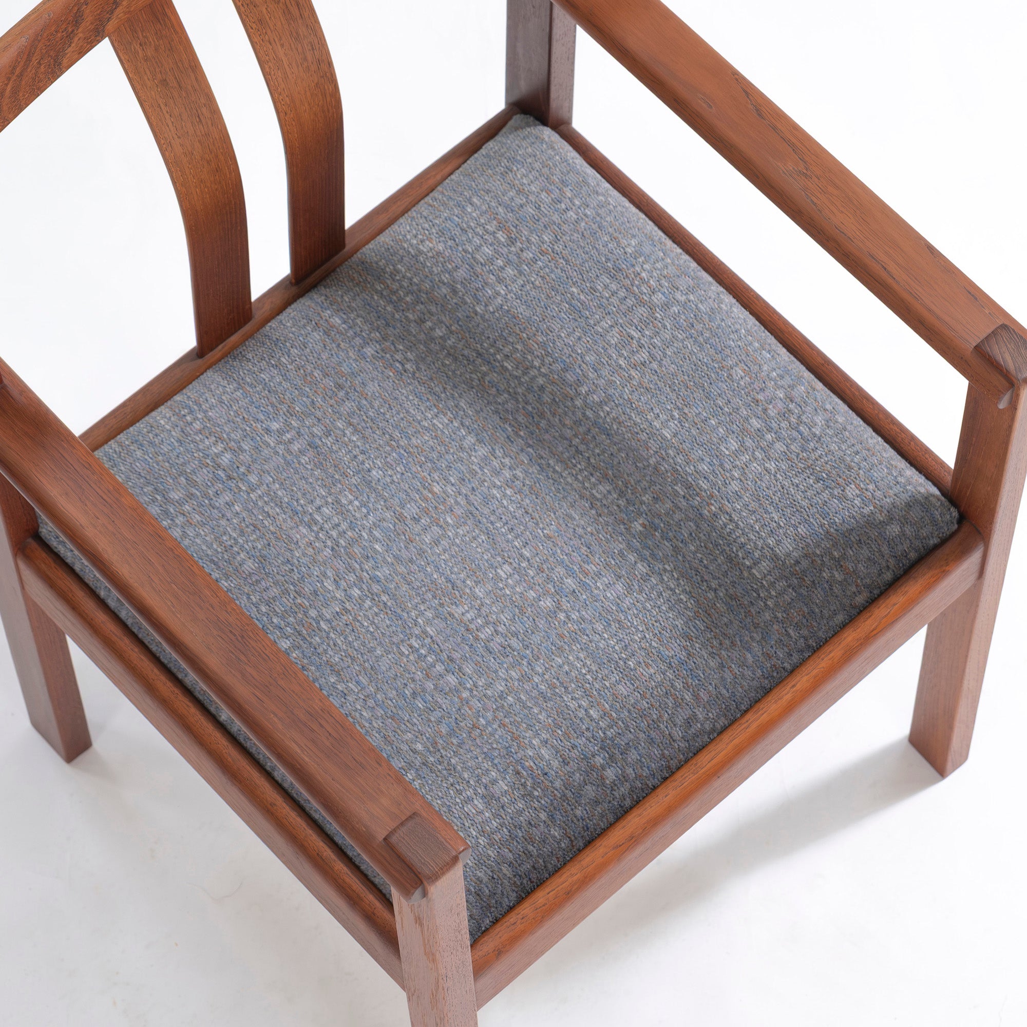 Dining Chair, Japanese Vintage, Solid Teak Armchair (1), Scandinavian Style, Scandinavian Vintage, British Vintage, Mid-Century