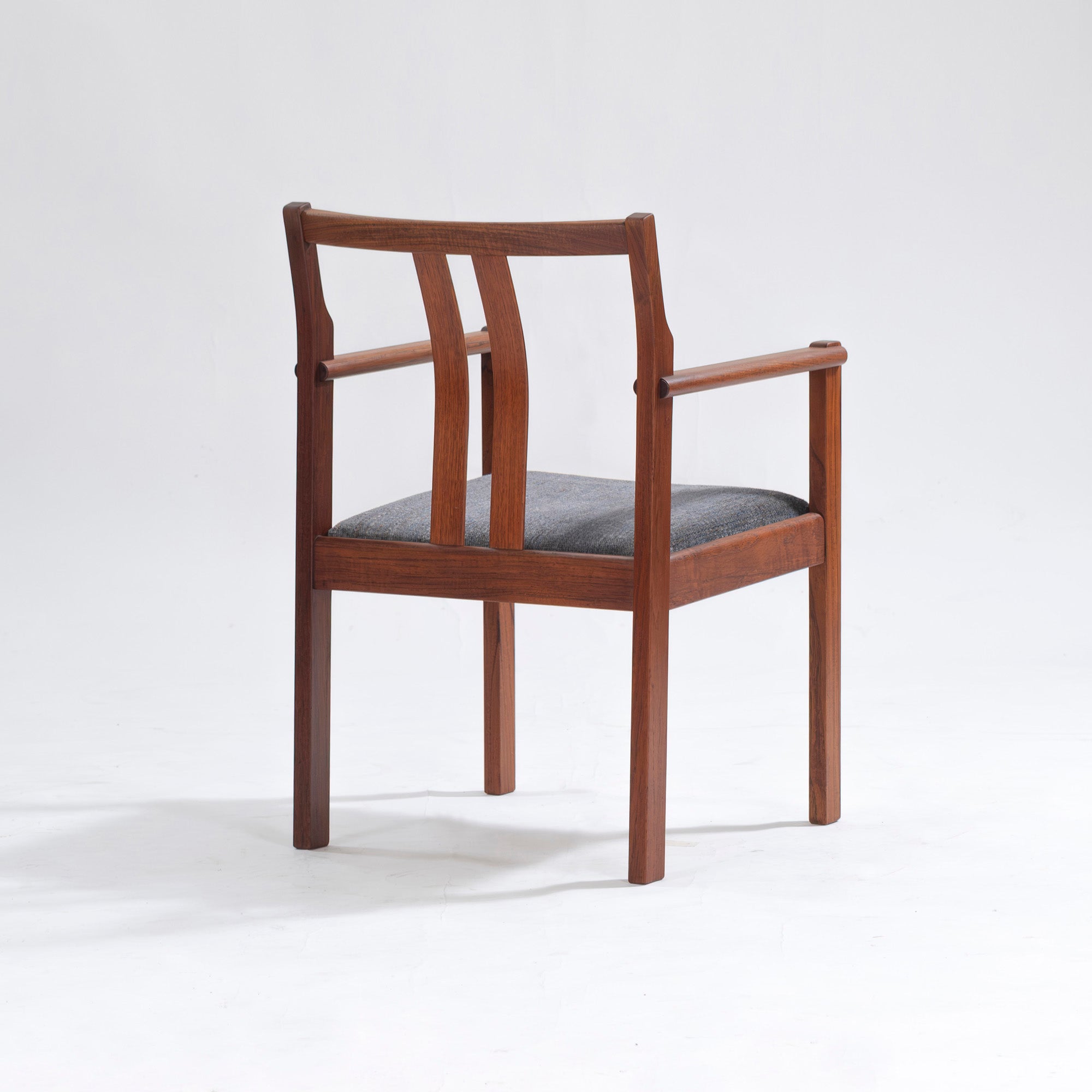 Dining Chair, Japanese Vintage, Solid Teak Armchair (2), Scandinavian Style, Scandinavian Vintage, British Vintage, Mid-Century
