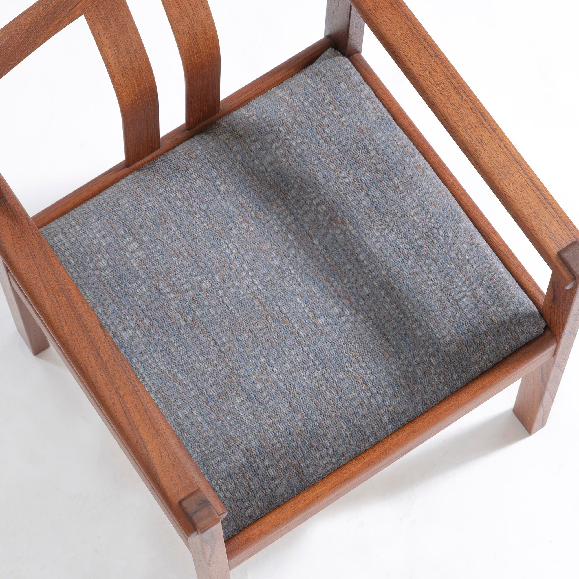 Dining Chair, Japanese Vintage, Solid Teak Armchair (2), Scandinavian Style, Scandinavian Vintage, British Vintage, Mid-Century