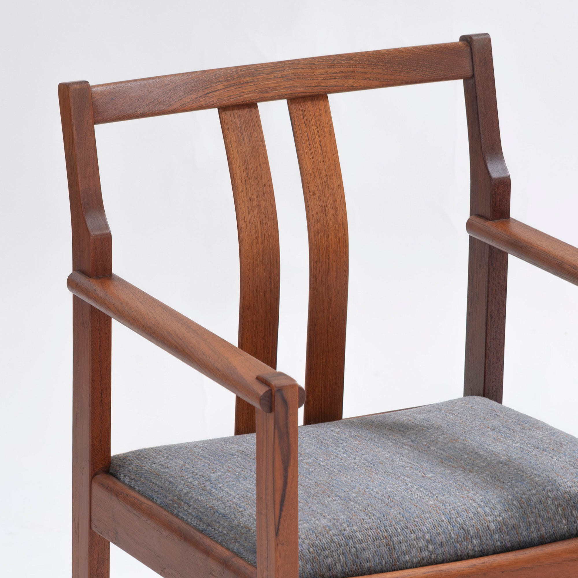 Dining Chair, Japanese Vintage, Solid Teak Armchair (2), Scandinavian Style, Scandinavian Vintage, British Vintage, Mid-Century