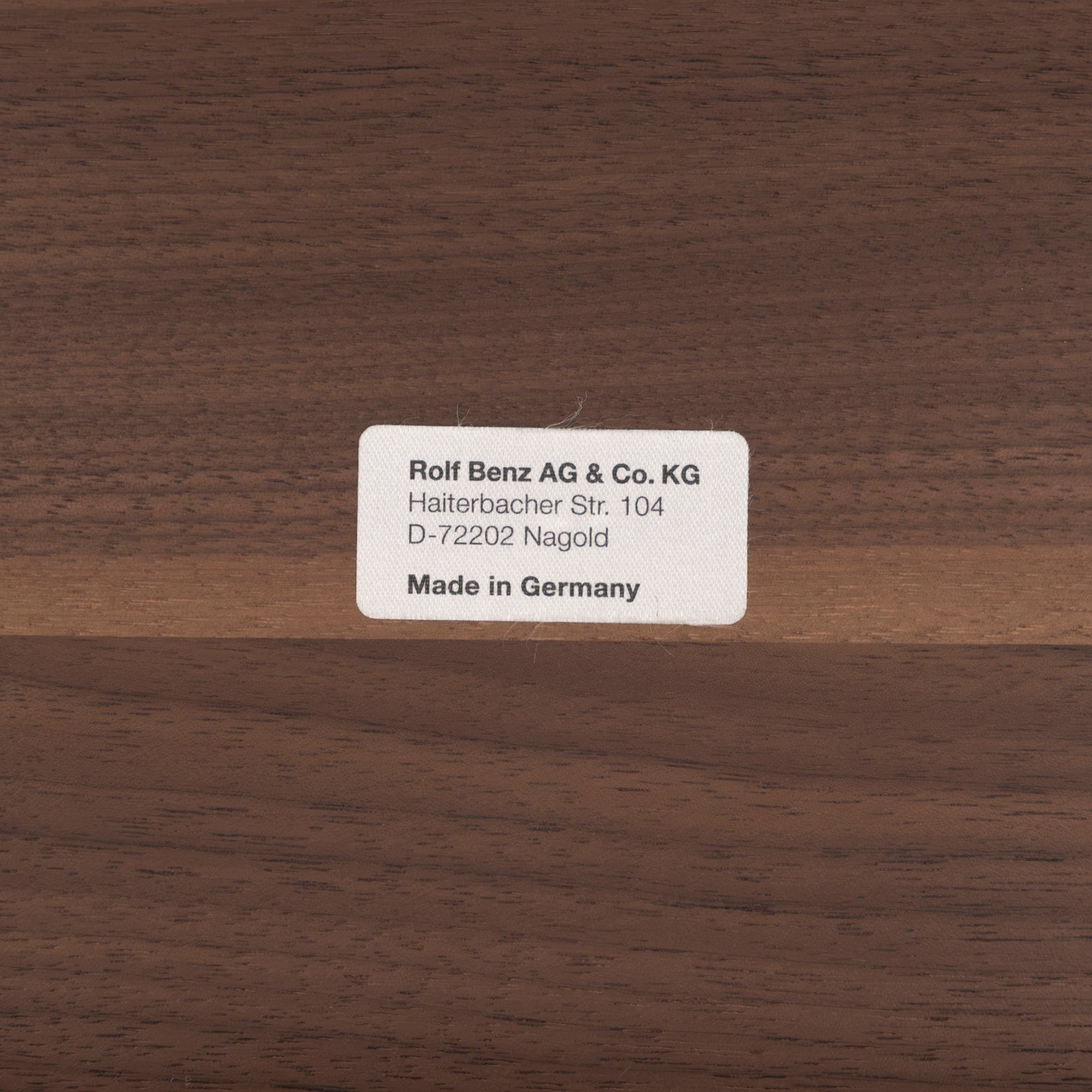 Rolf Benz 650 Walnut Dining Chair (1) with Quilted Cushion, Wood Shell Chair, Made in Germany, Luxury, Modern, Natural