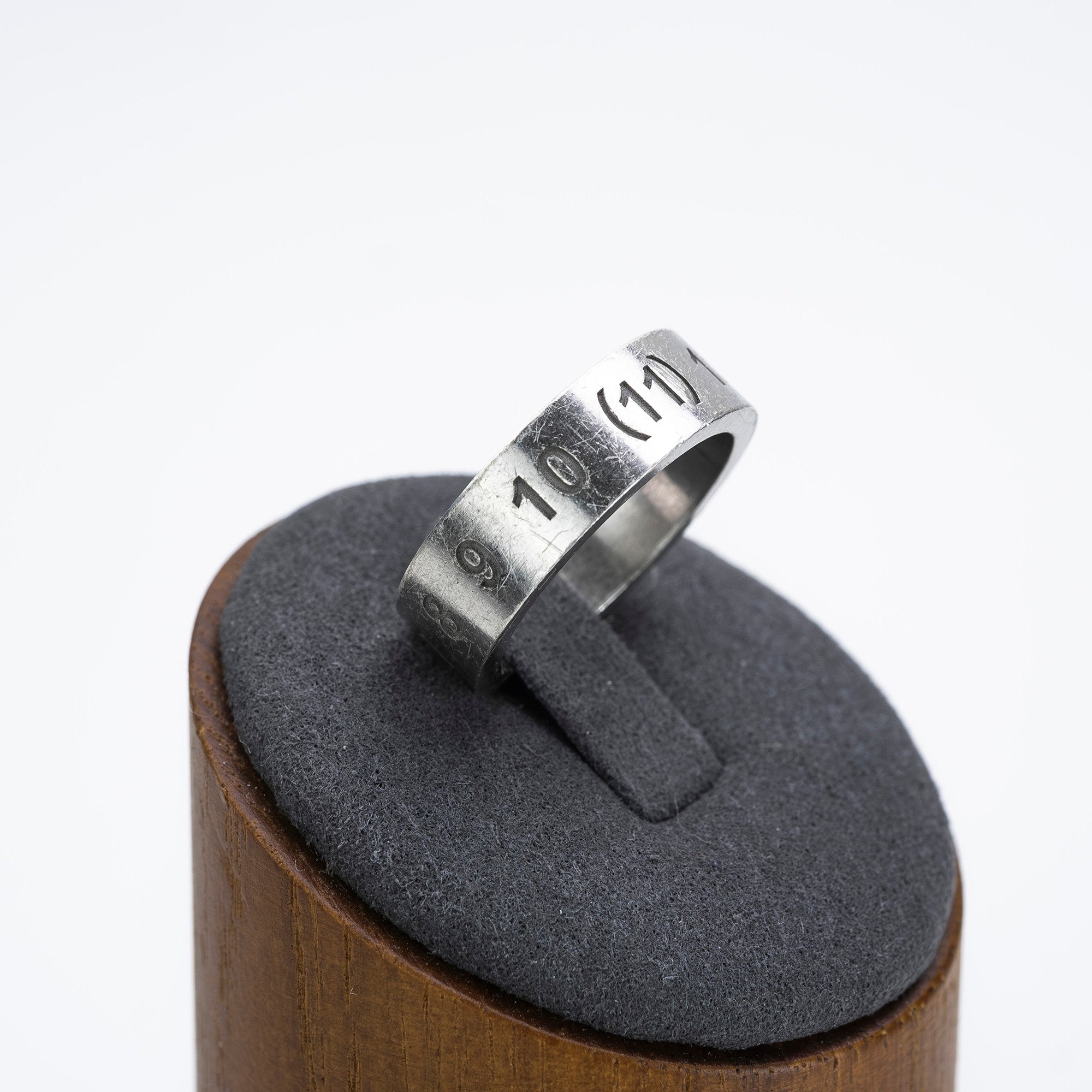 Maison Margiela Numbered Ring, Serial Number 11, Sterling Silver, Men's and Women's Accessories