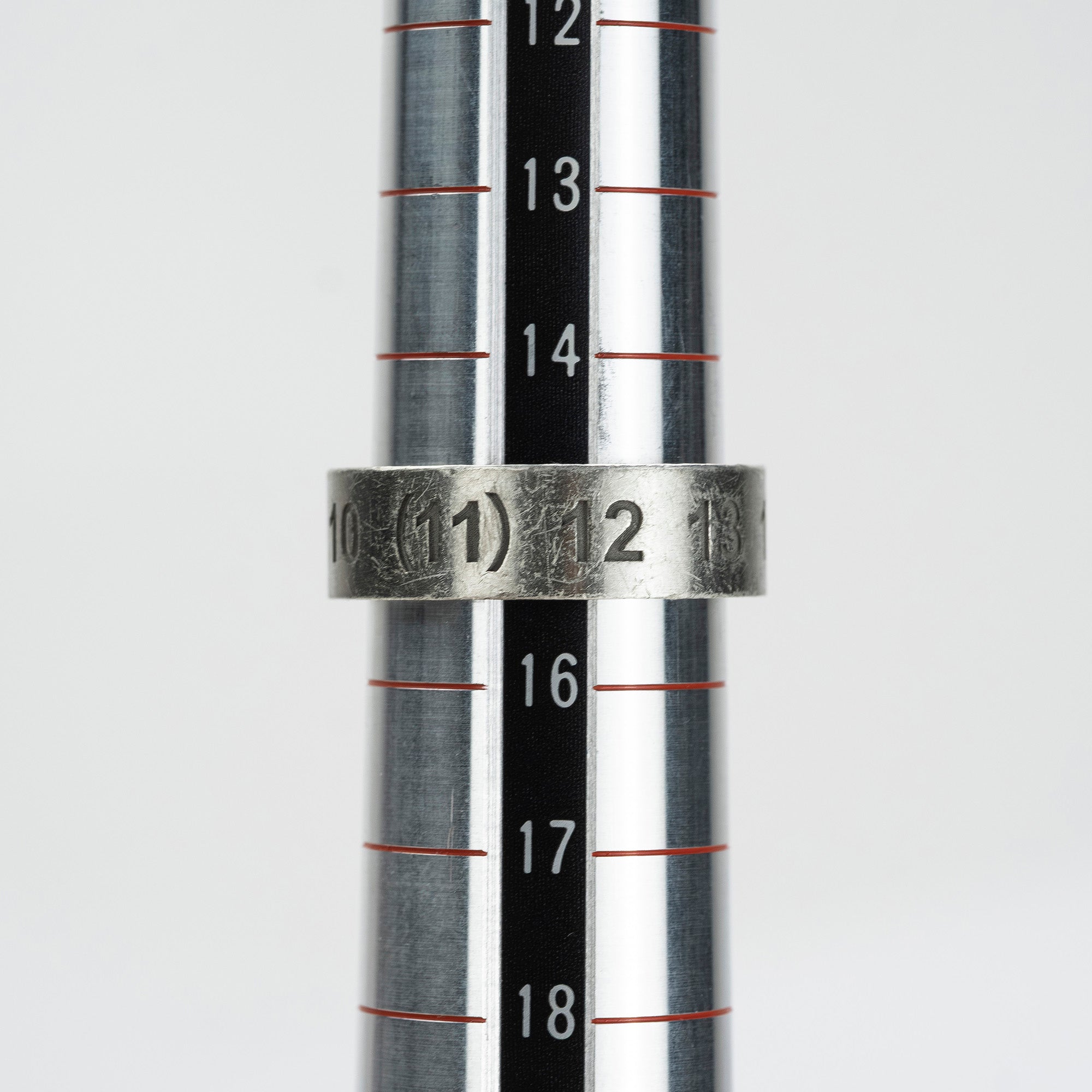 Maison Margiela Numbered Ring, Serial Number 11, Sterling Silver, Men's and Women's Accessories