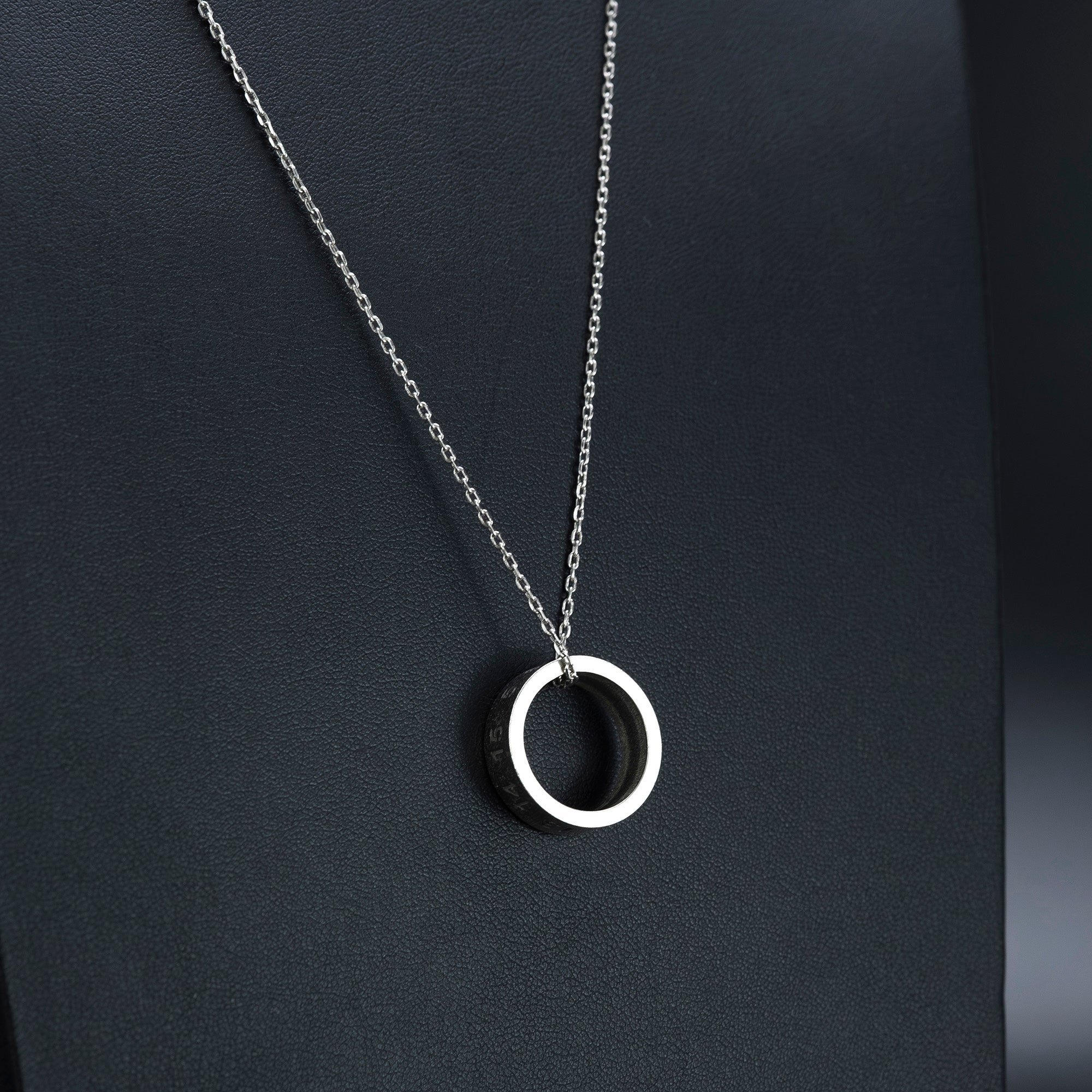 Maison Margiela Number Necklace Pendant with Serial Number 11, Sterling Silver, Men's and Women's Accessories