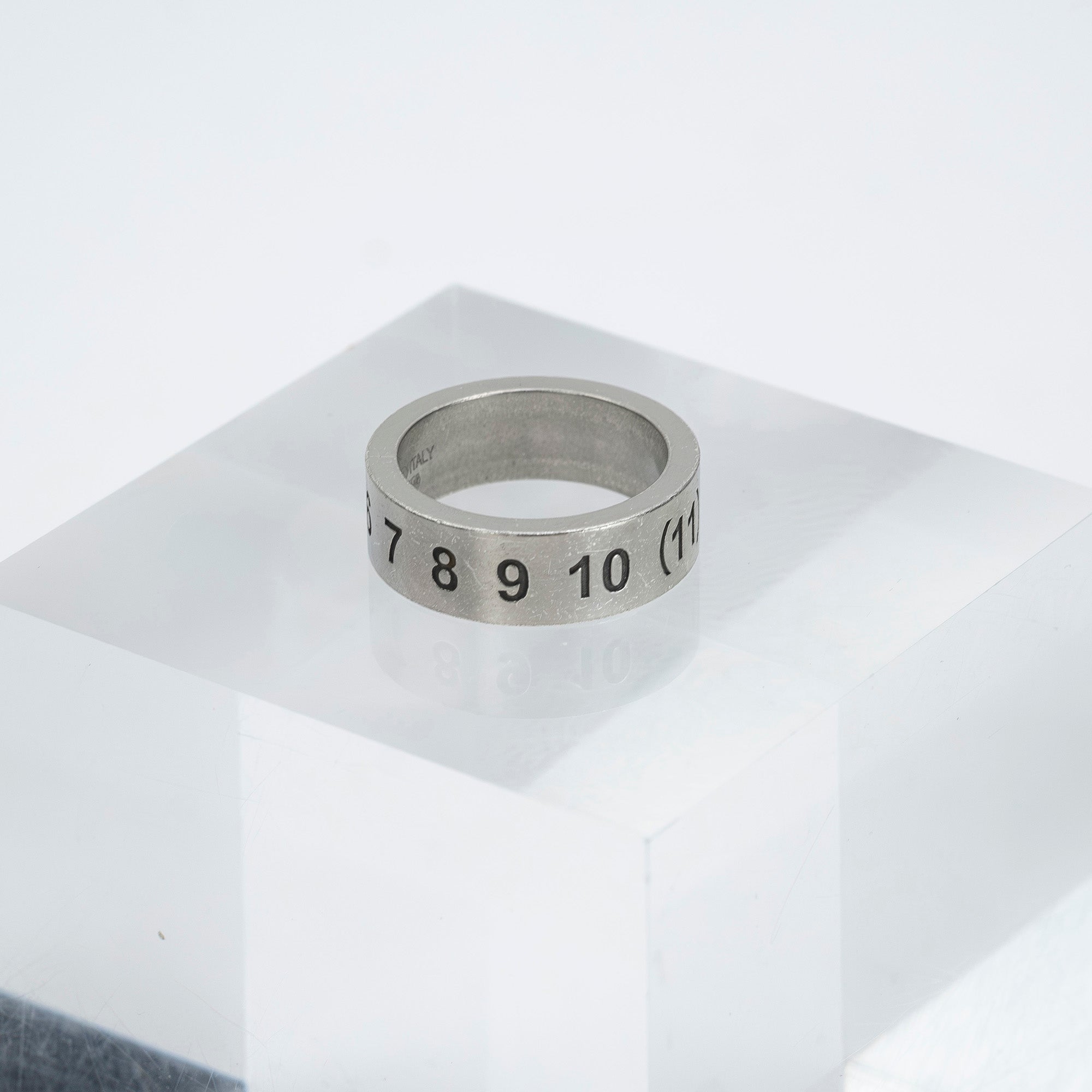Maison Margiela Number Necklace Pendant with Serial Number 11, Sterling Silver, Men's and Women's Accessories