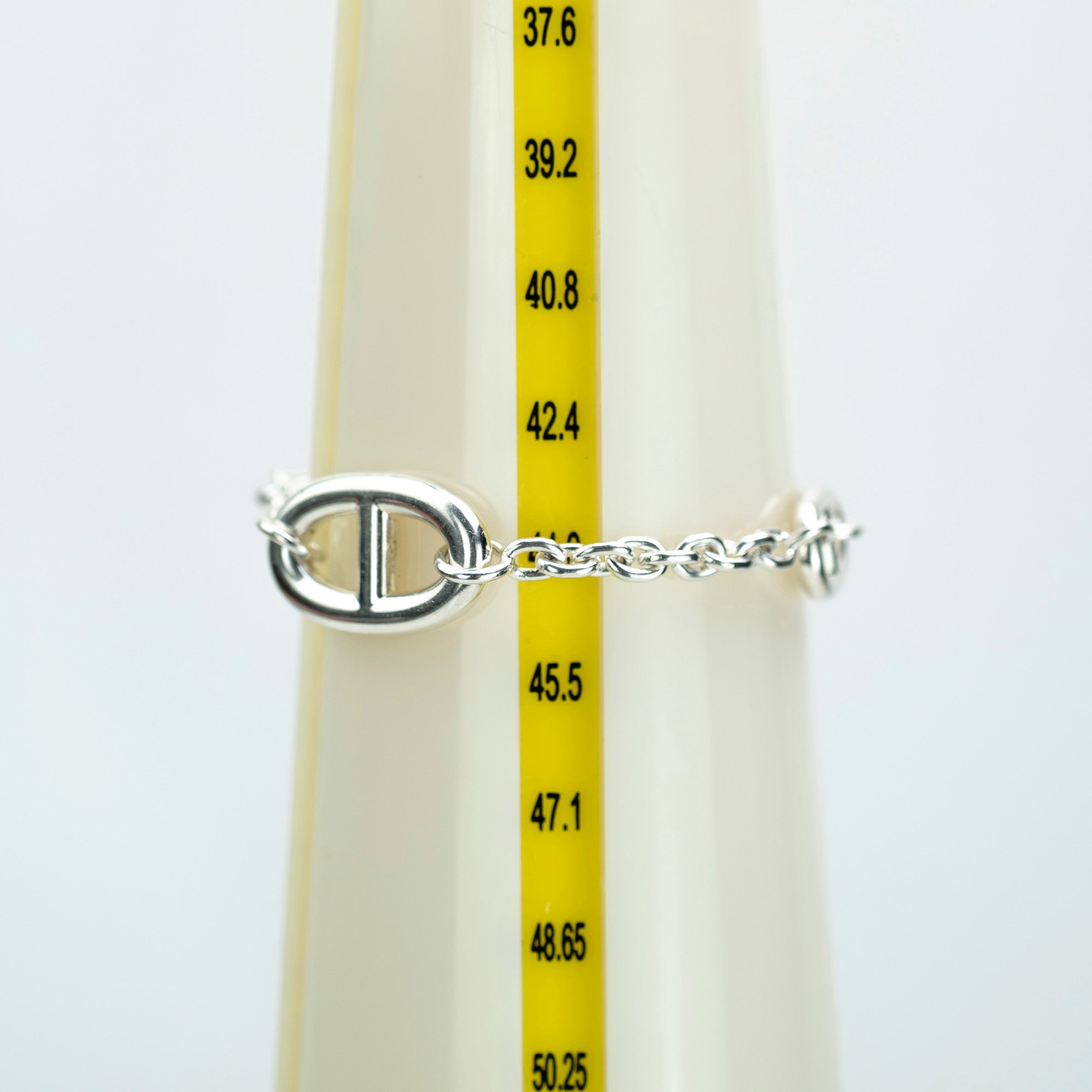 Hermès Farandole SH Bracelet with Chaine d'Ancre motif, 925 silver, approximately 24.99g