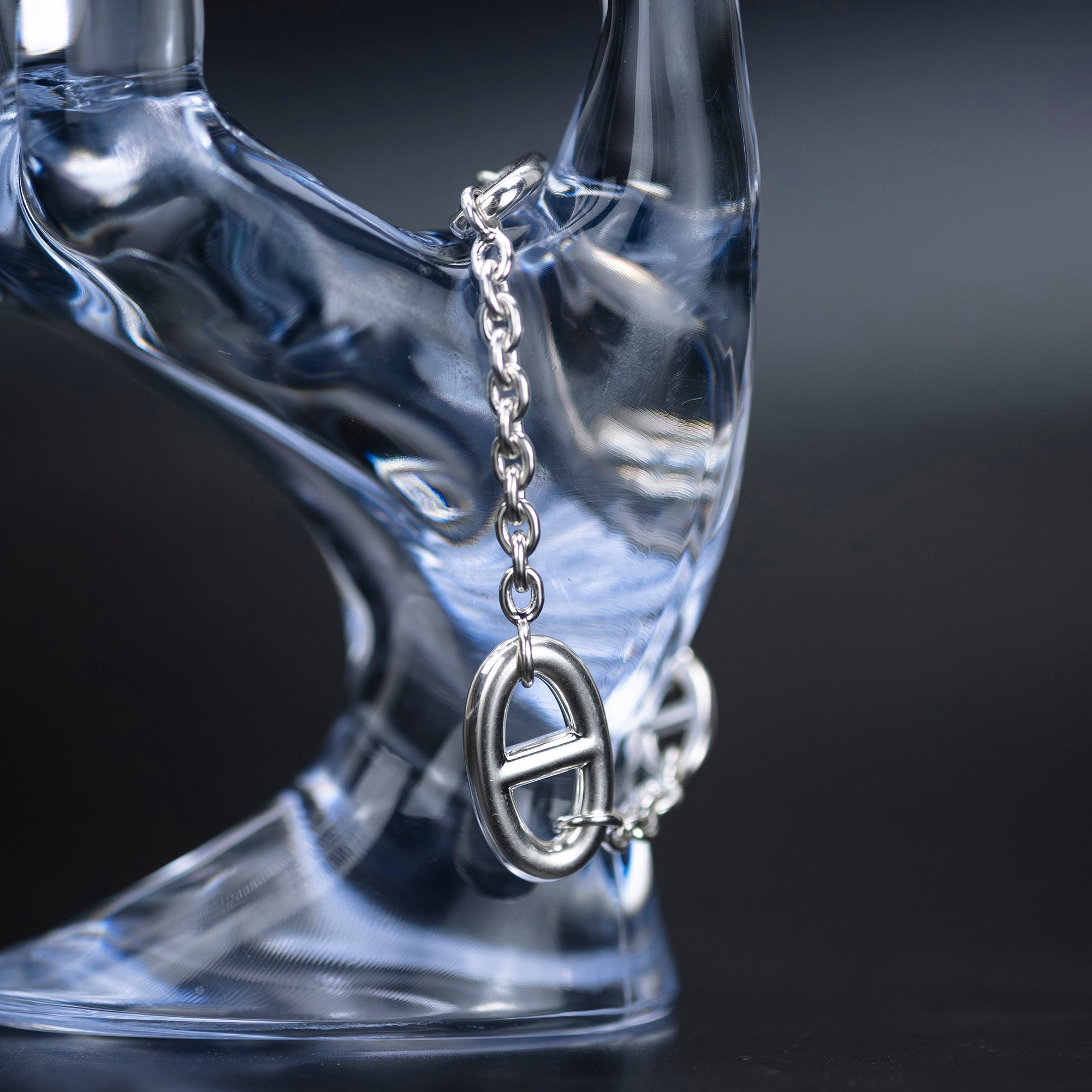 Hermès Farandole Sterling Silver Bracelet with Chaine d'Ancre Motif, 925 Sterling Silver, Approx. 25.39g