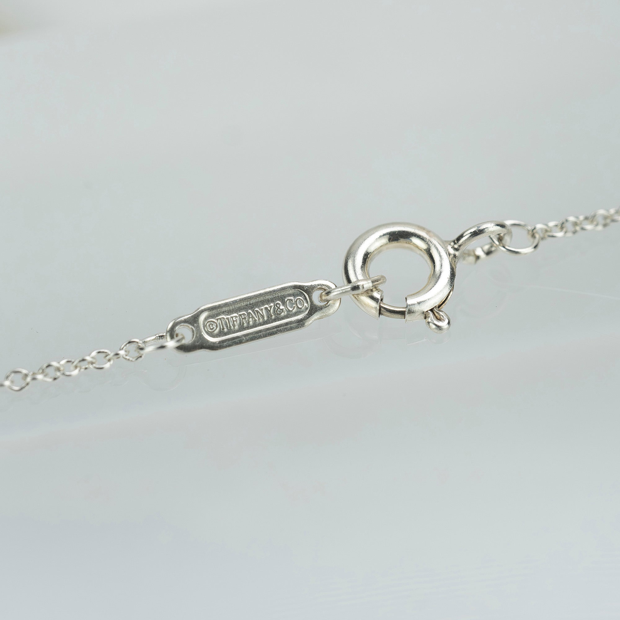 Tiffany & Co. Heart Necklace in 18K Yellow Gold and 925 Silver, 11.1g