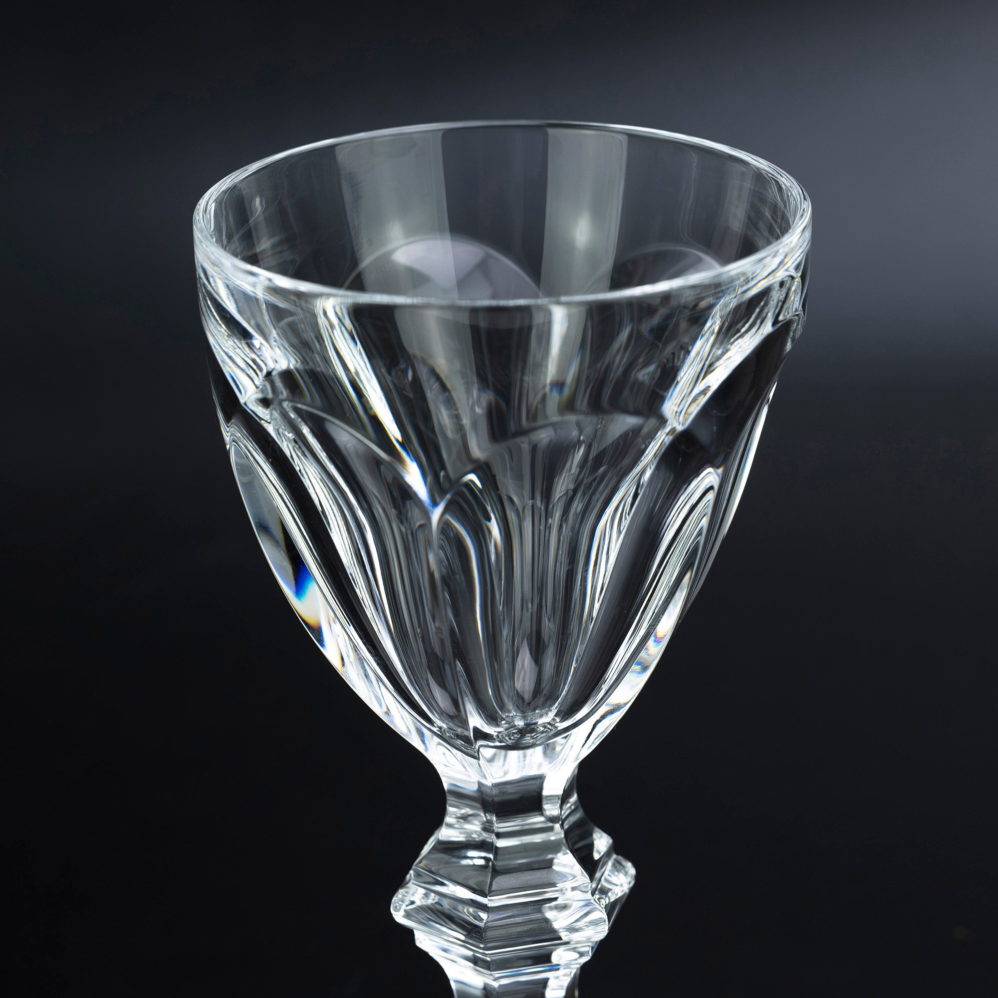 Baccarat Harcourt Crystal Wine Glasses, Set of 2, Made in France, Luxury Tableware