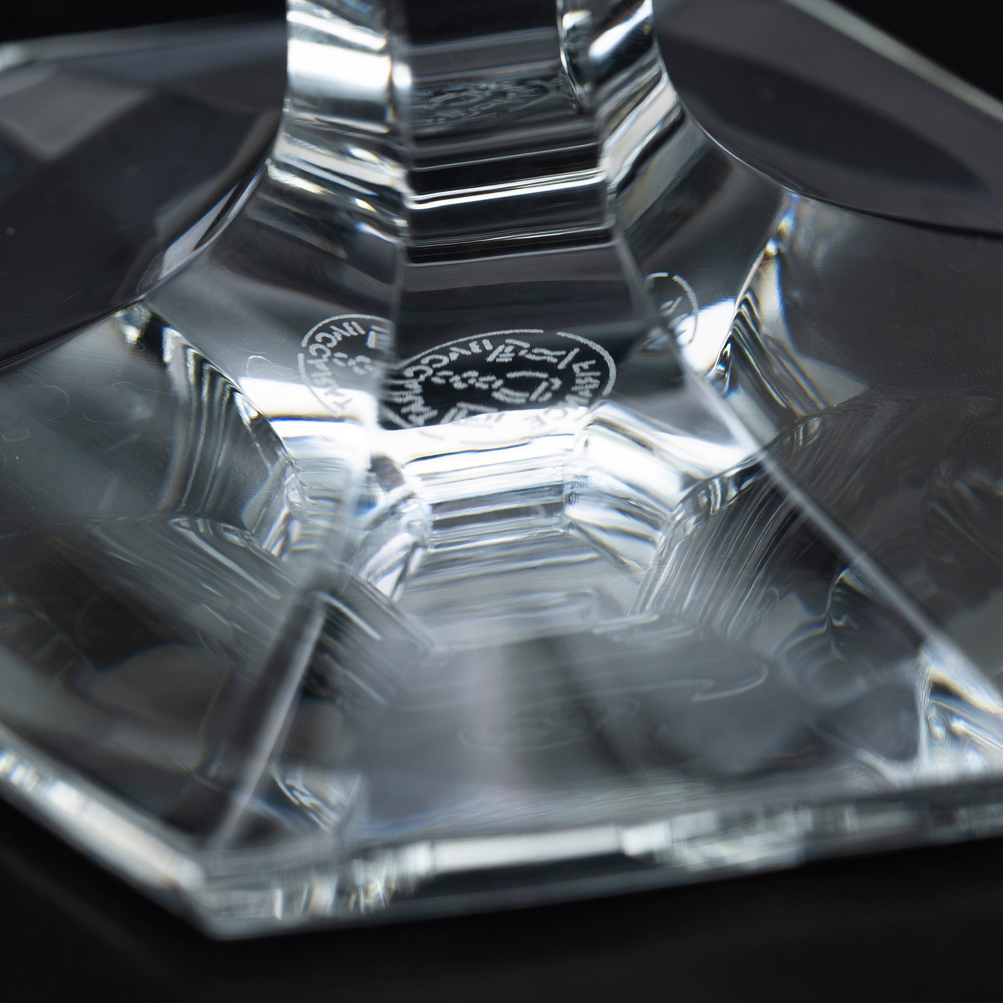 Baccarat Harcourt Crystal Wine Glasses, Set of 2, Made in France, Luxury Tableware