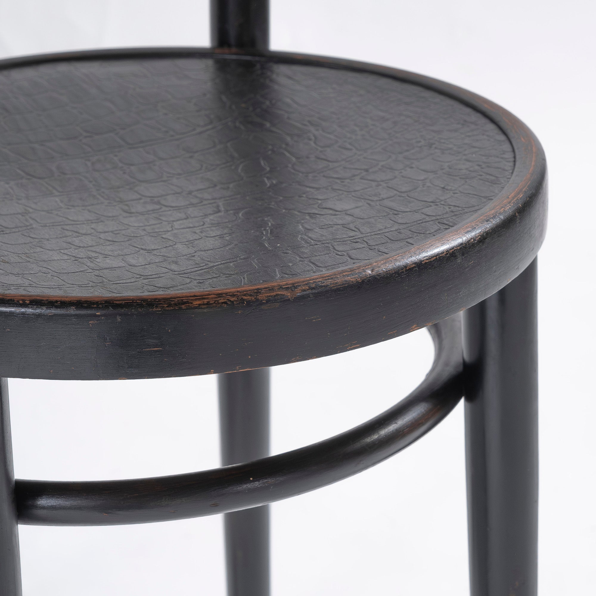ダイニングチェア トーネット THONET 1930s ベントウッドチェア クロコパネル(1) ポーランド製 ビーチ材 ◆希少◆ 曲木 アンティーク