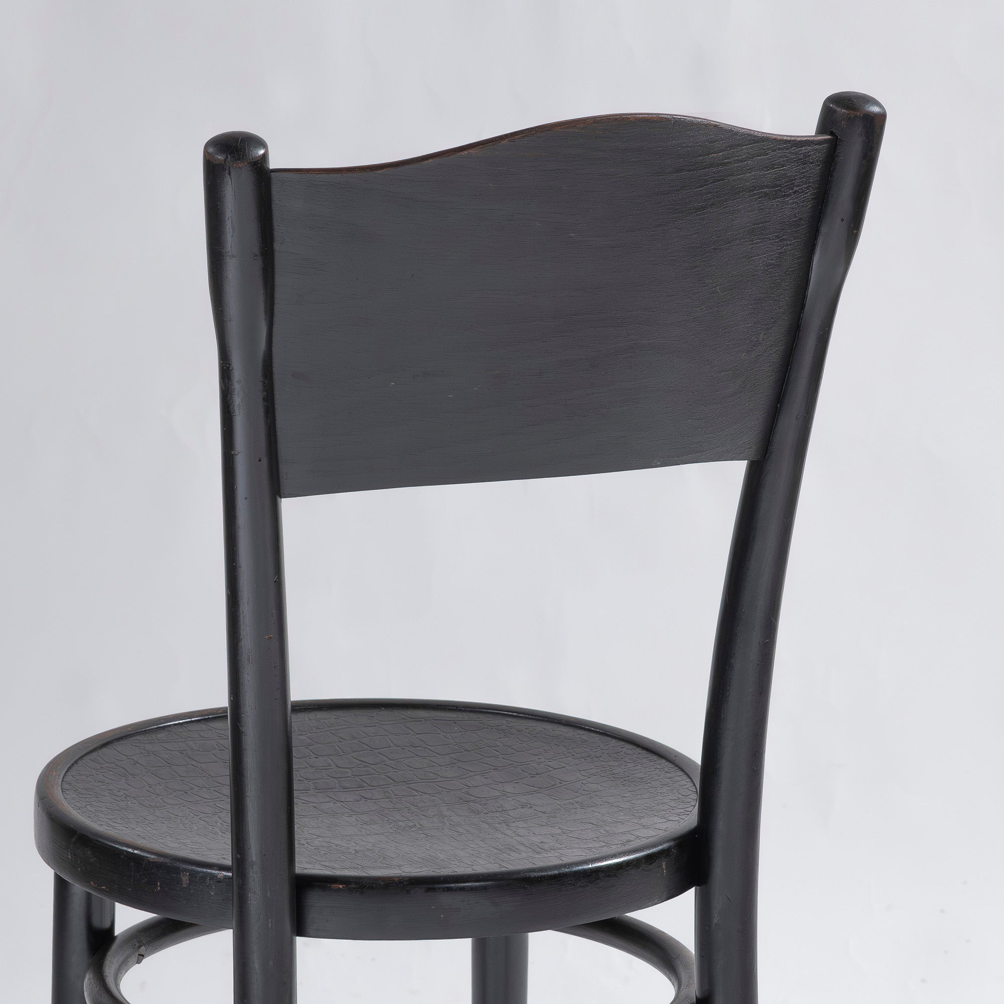 ダイニングチェア トーネット THONET 1930s ベントウッドチェア クロコパネル(1) ポーランド製 ビーチ材 ◆希少◆ 曲木 アンティーク