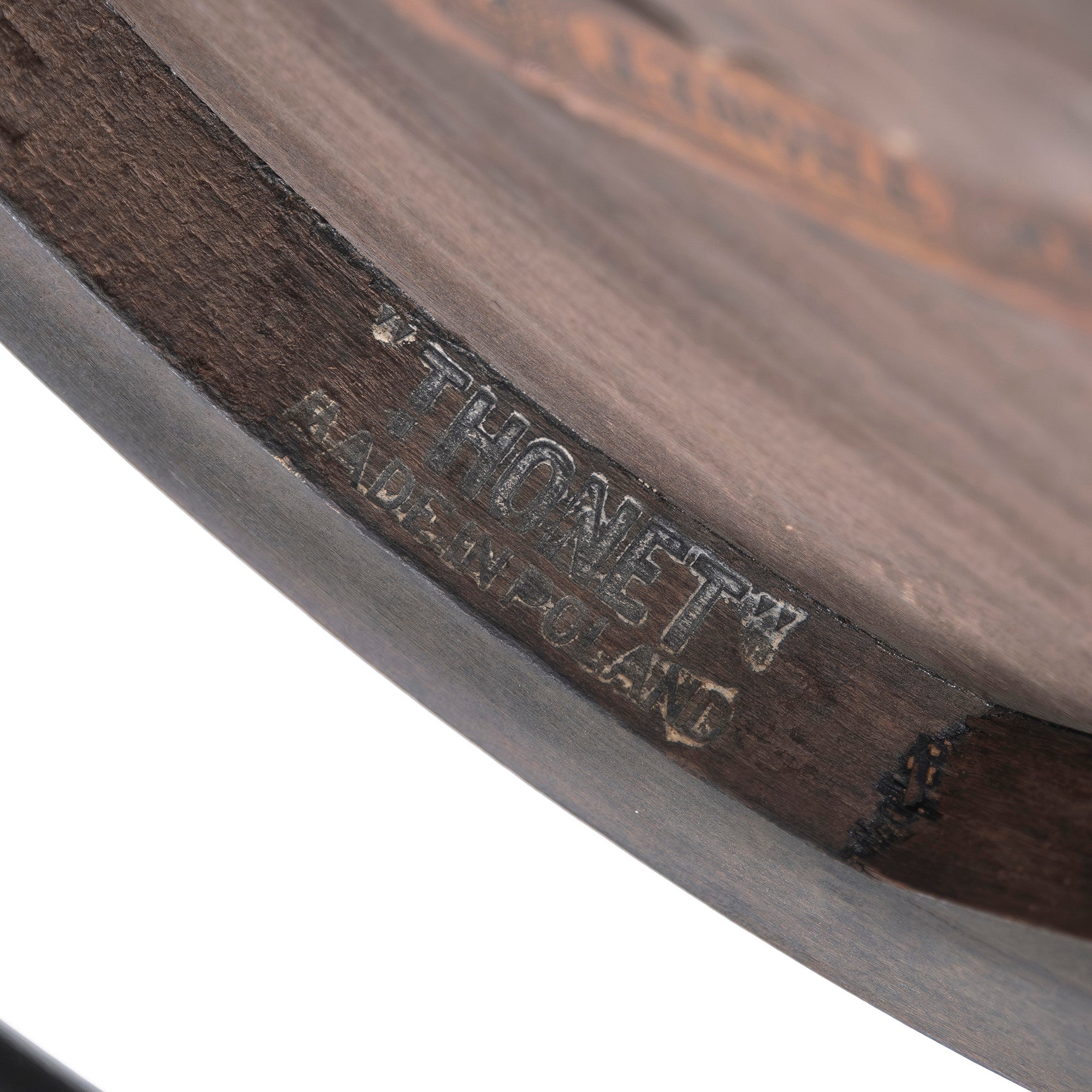 ダイニングチェア トーネット THONET 1930s ベントウッドチェア クロコパネル(2) ポーランド製 ビーチ材 ◆希少◆ 曲木 アンティーク