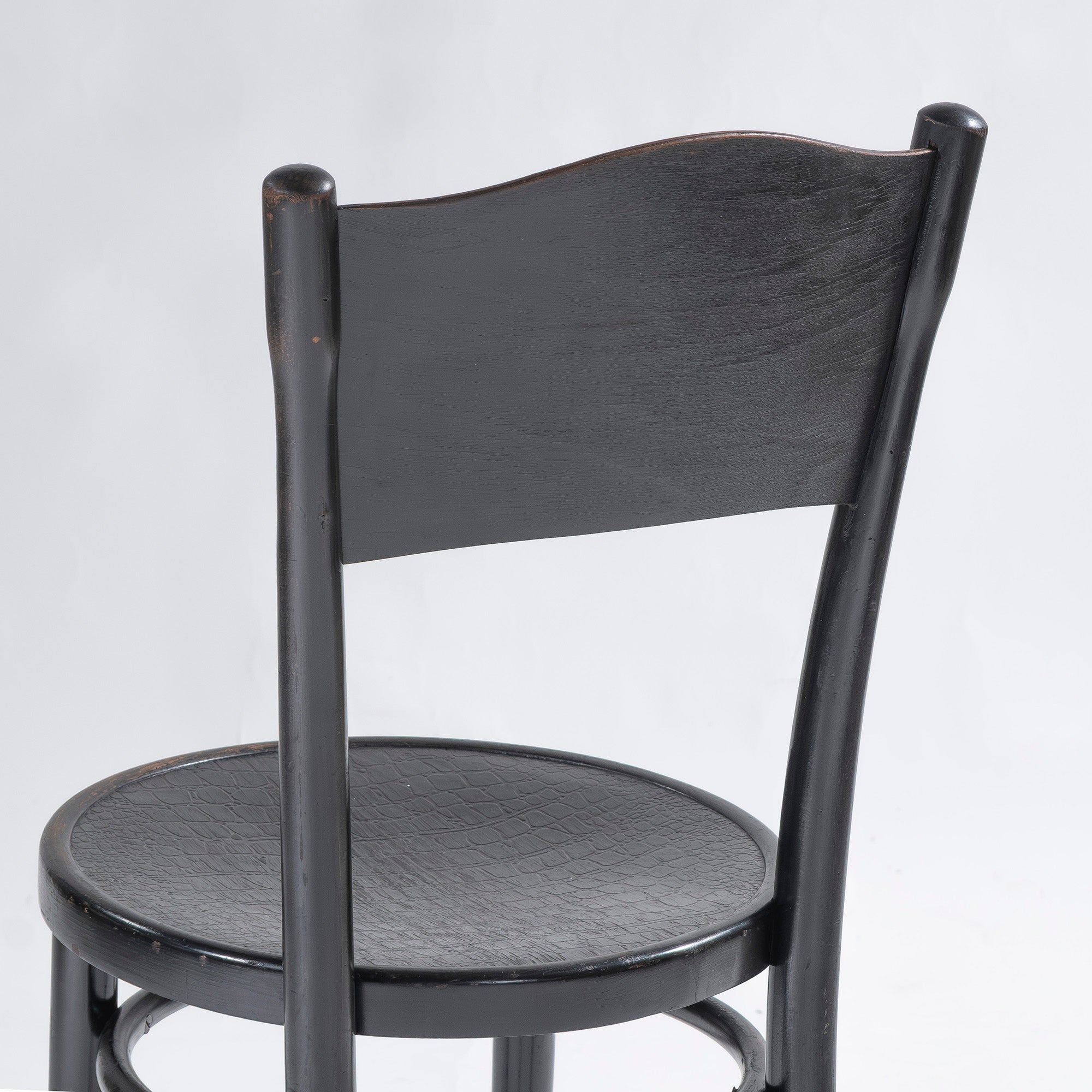 ダイニングチェア トーネット THONET 1930s ベントウッドチェア クロコパネル(2) ポーランド製 ビーチ材 ◆希少◆ 曲木 アンティーク