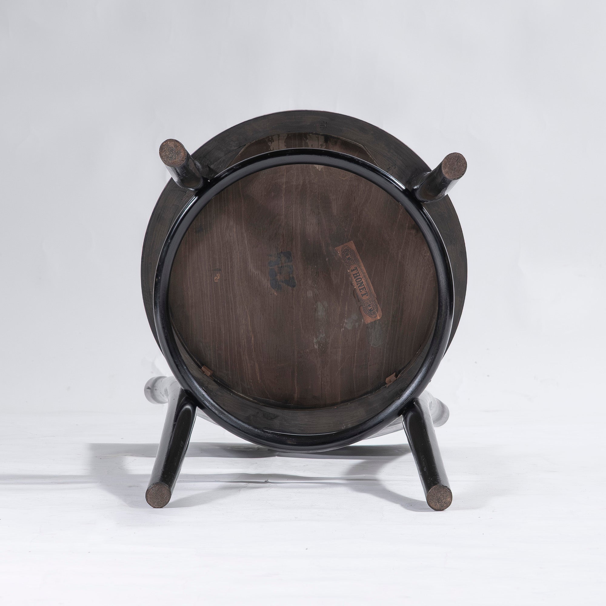 ダイニングチェア トーネット THONET 1930s ベントウッドチェア クロコパネル(2) ポーランド製 ビーチ材 ◆希少◆ 曲木 アンティーク