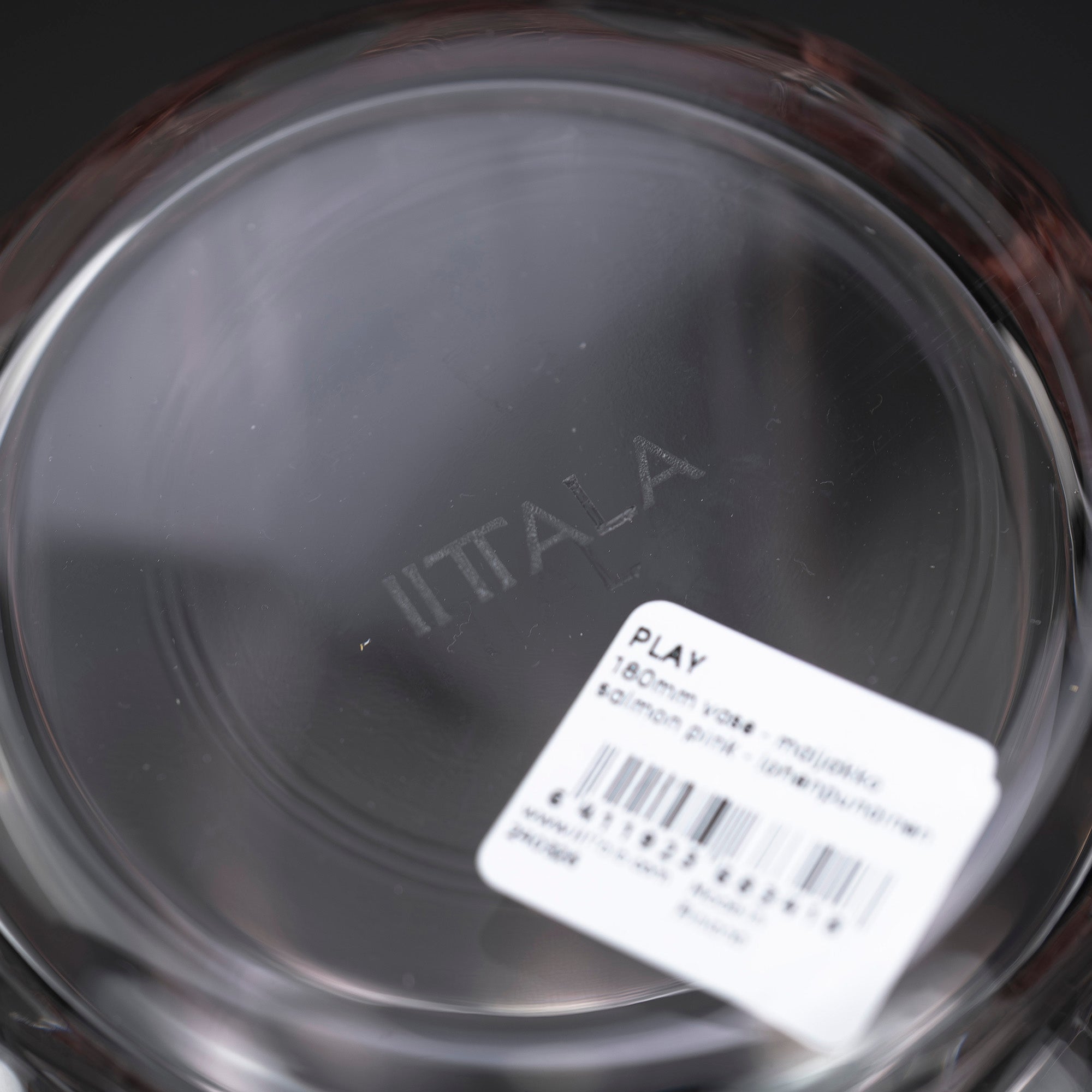 イッタラ iittala PLAY フラワーベース 180mm サーモンピンク 北欧 花瓶 インテリア フィンランド製【美品・箱付】