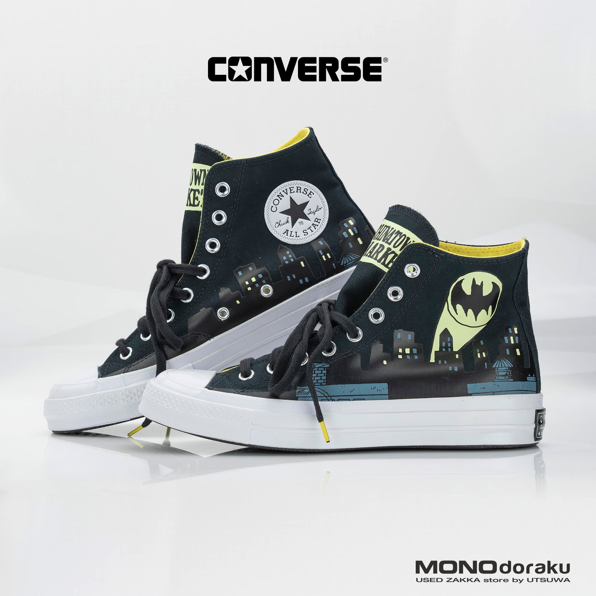 コンバース CONVERSE オールスター バットマン コラボ ブラック ハイカット スニーカー 26cm 限定モデル メンズ 【美品】