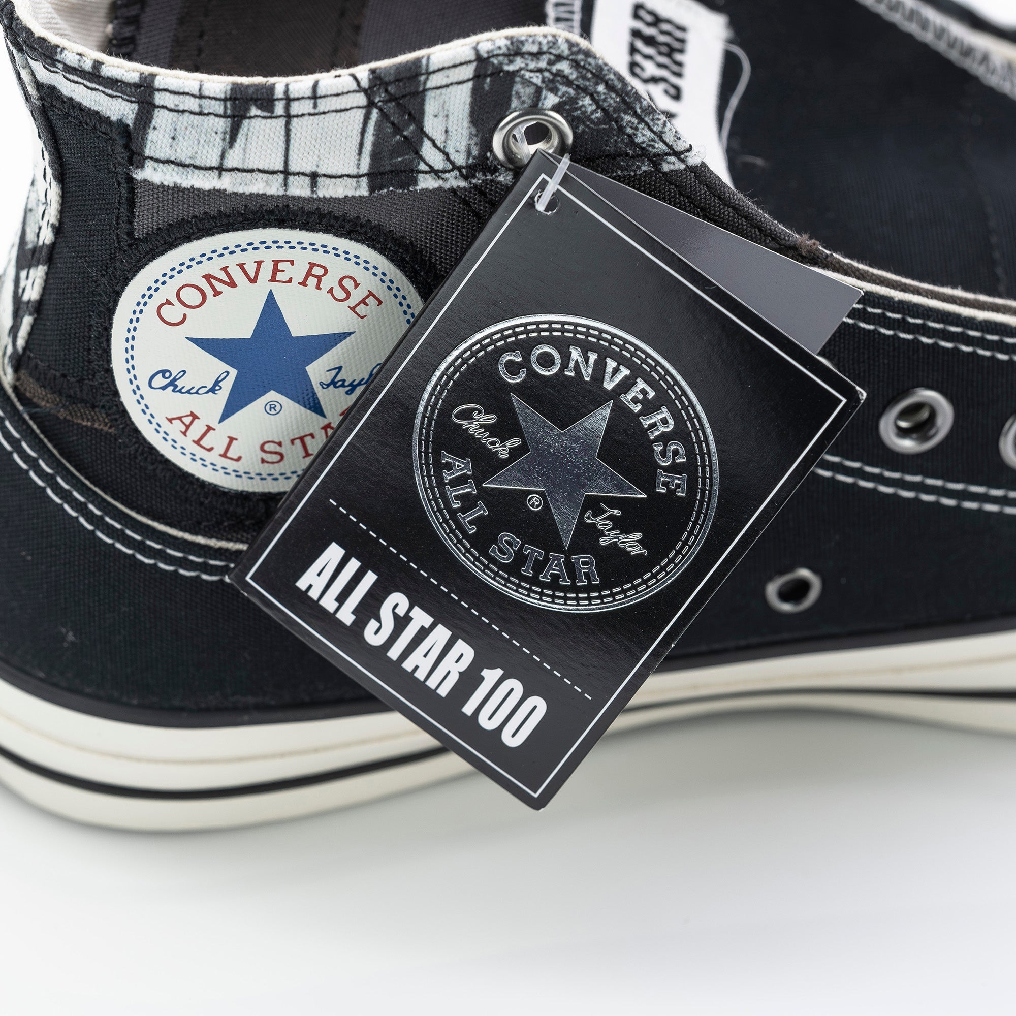 コンバース CONVERSE オールスター 100 河村康輔 コラボモデル ハイカット ブラック 25cm 限定モデル【美品・箱付】