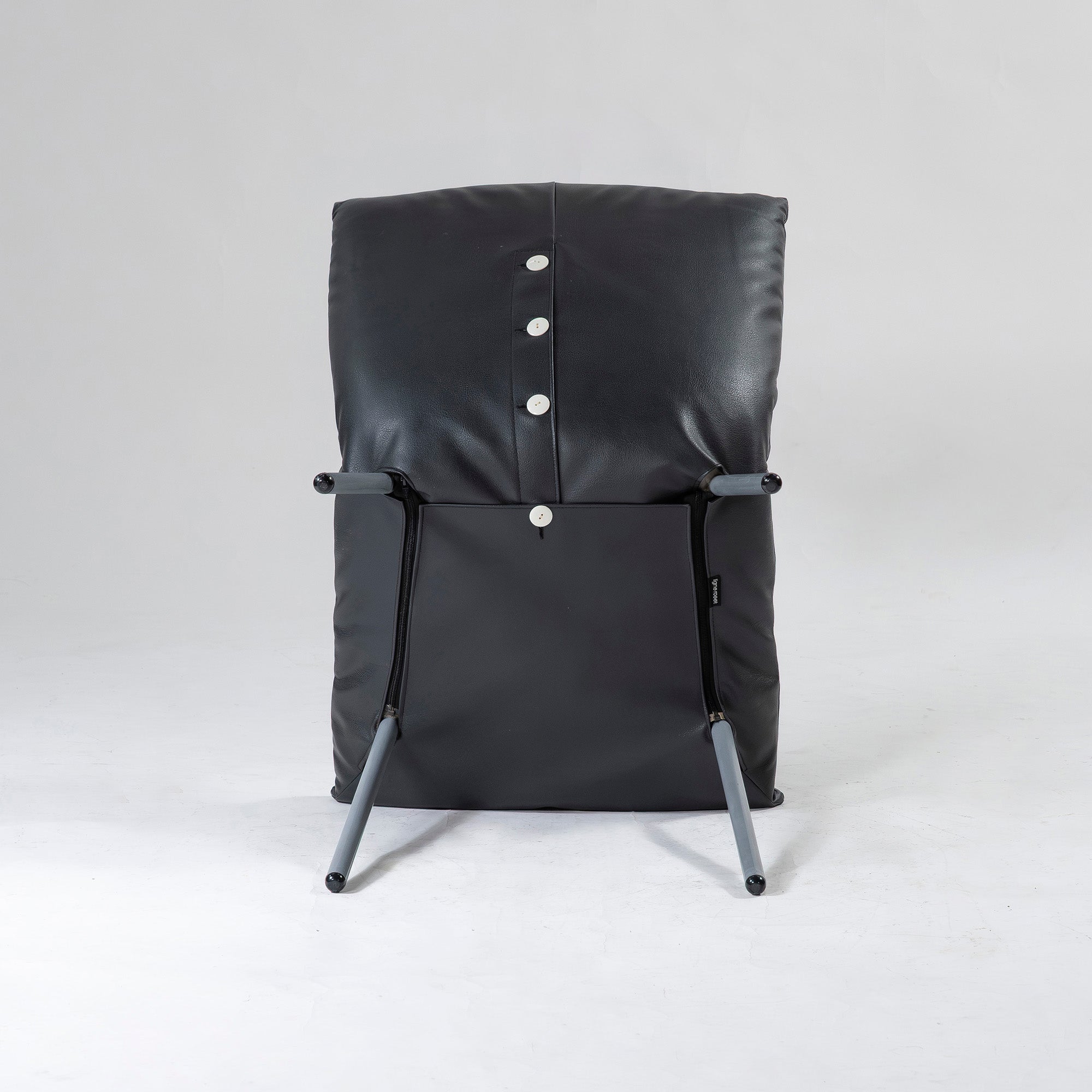 ダイニングチェア リーンロゼ ligne roset ROSETCalin ロゼカラン PVCレザー(1) スチール脚 モダンデザイン フレンチモダン ラグジュアリー