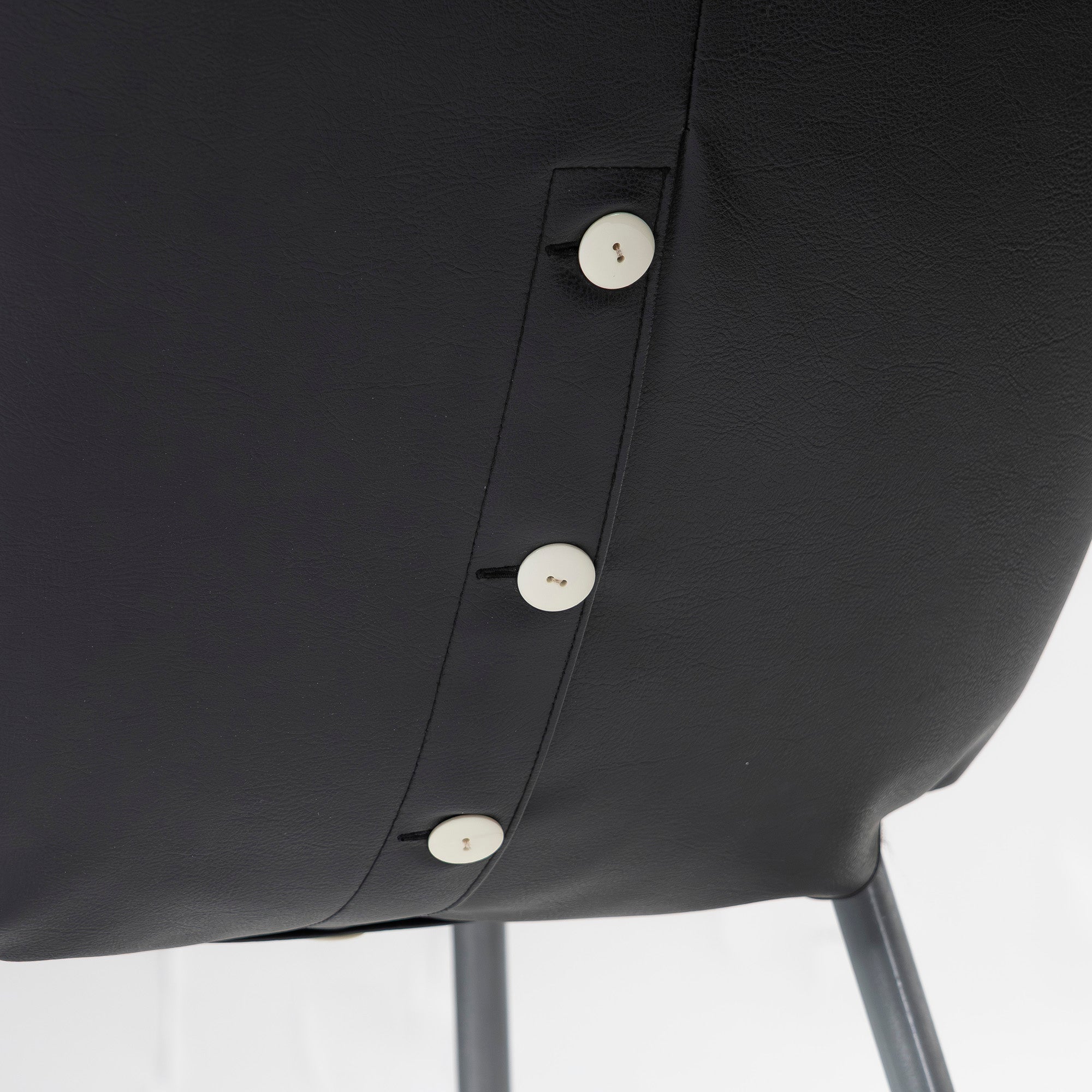 ダイニングチェア リーンロゼ ligne roset ROSETCalin ロゼカラン PVCレザー(2) スチール脚 モダンデザイン フレンチモダン ラグジュアリー