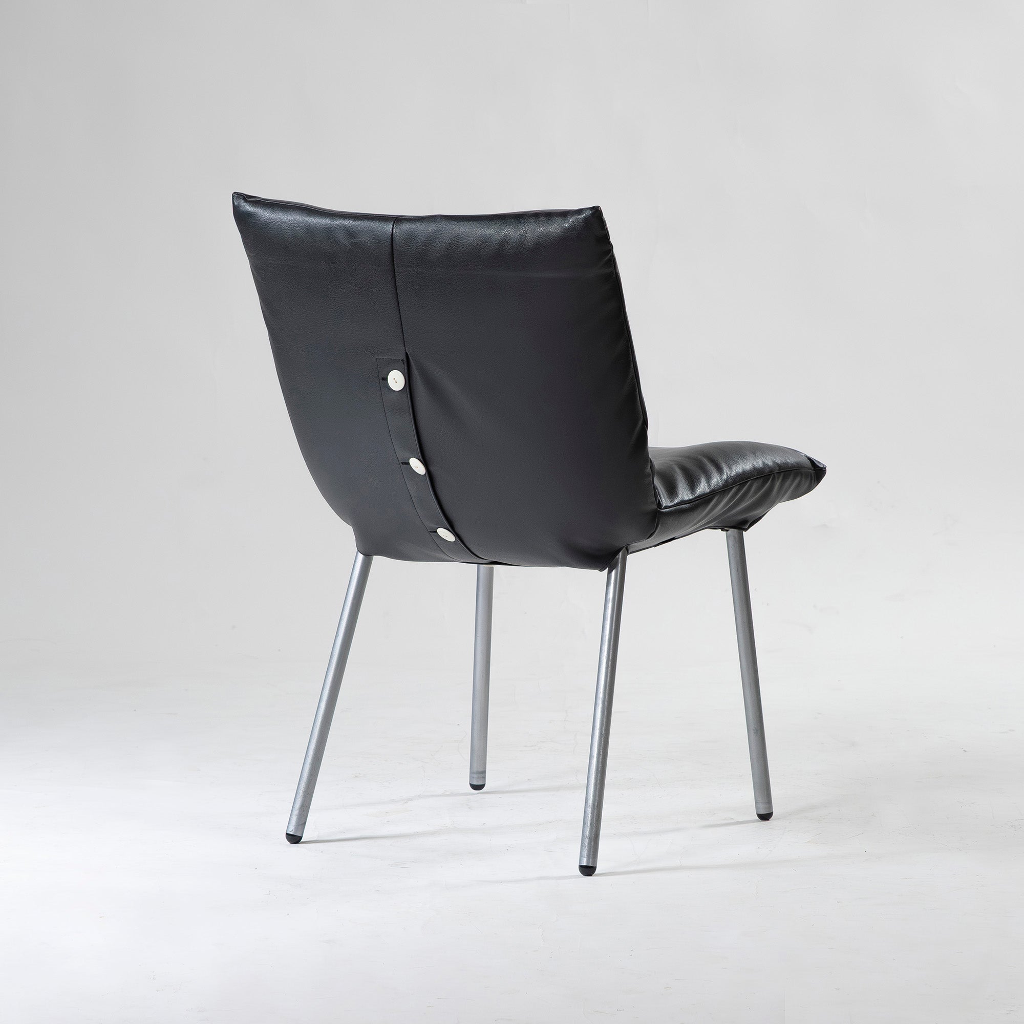 ダイニングチェア リーンロゼ ligne roset ROSETCalin ロゼカラン PVCレザー(3) スチール脚 モダンデザイン フレンチモダン ラグジュアリー