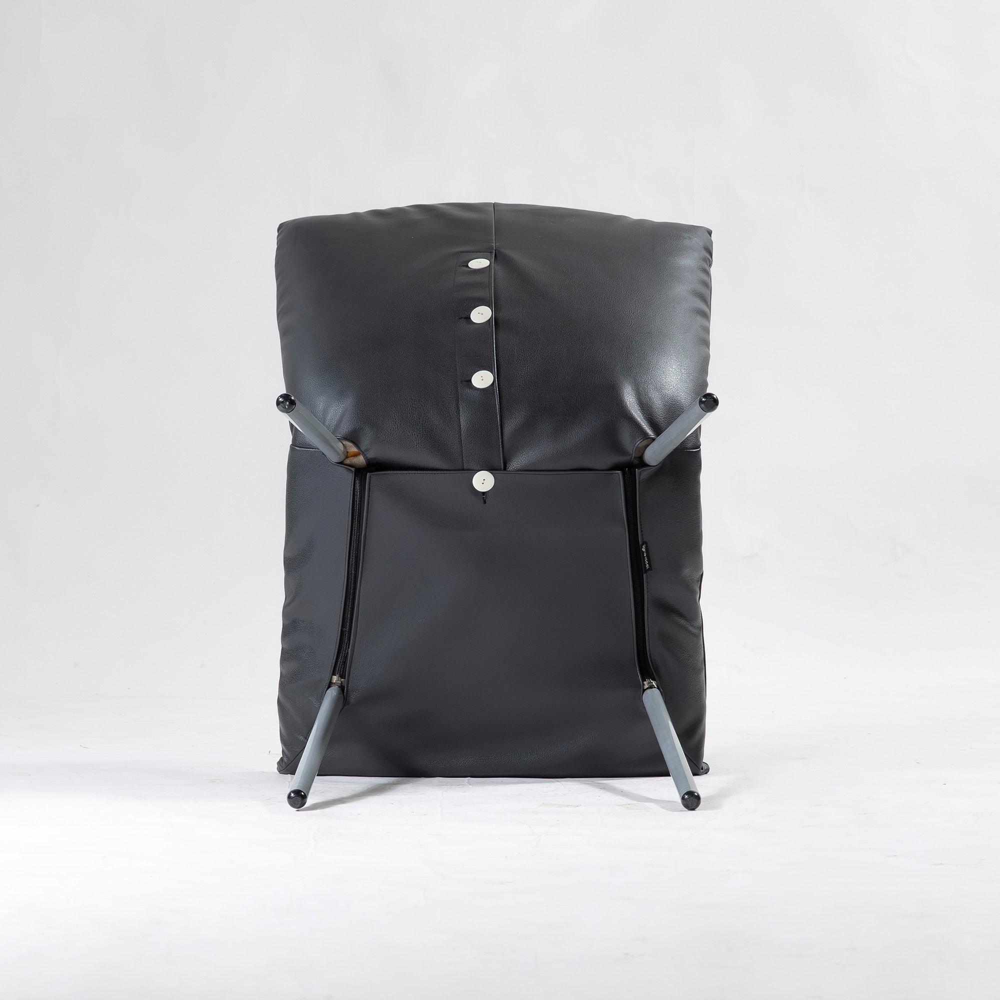 ダイニングチェア リーンロゼ ligne roset ROSETCalin ロゼカラン PVCレザー(4) スチール脚 モダンデザイン フレンチモダン ラグジュアリー