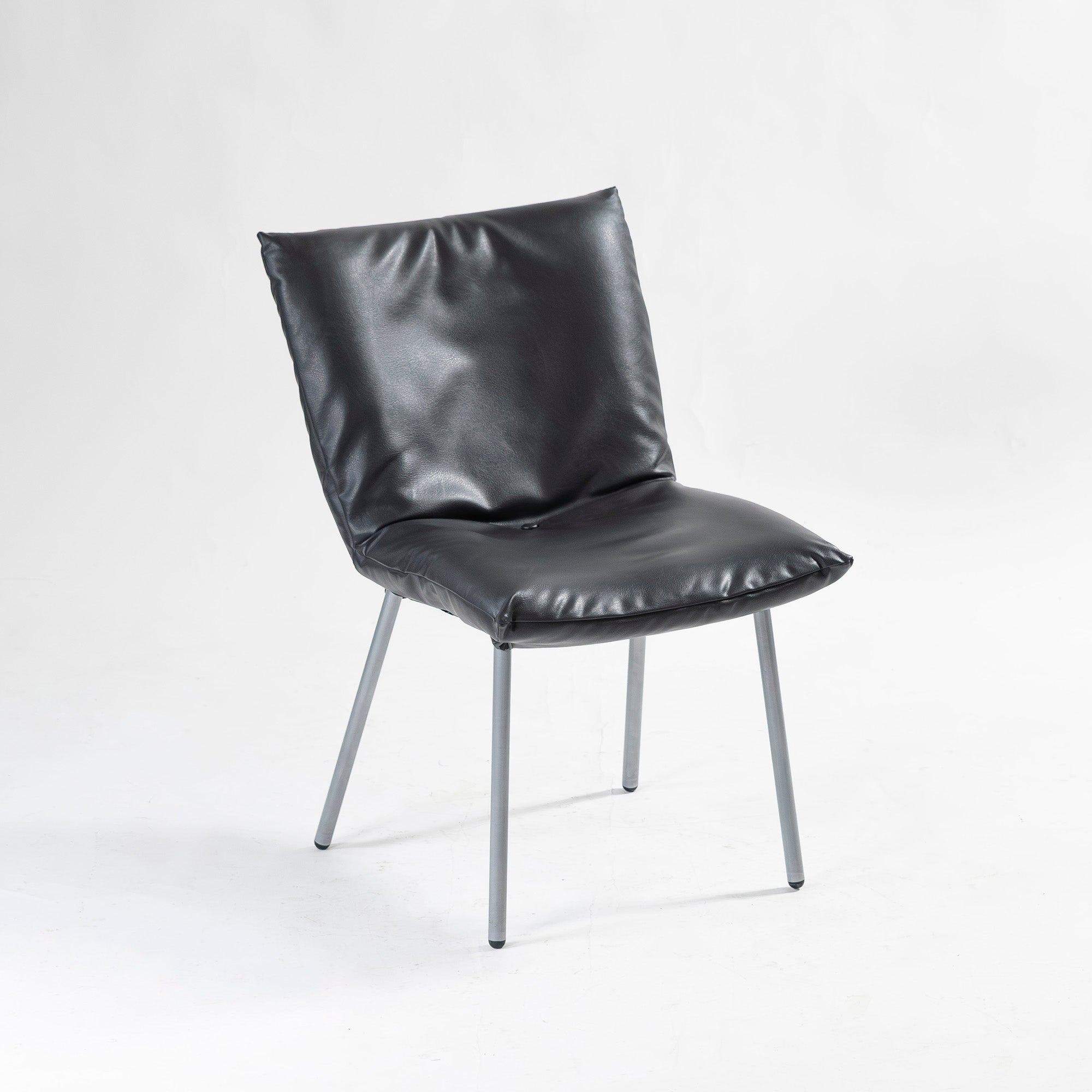 ダイニングチェア リーンロゼ ligne roset ROSETCalin ロゼカラン PVCレザー(4) スチール脚 モダンデザイン フレンチモダン ラグジュアリー