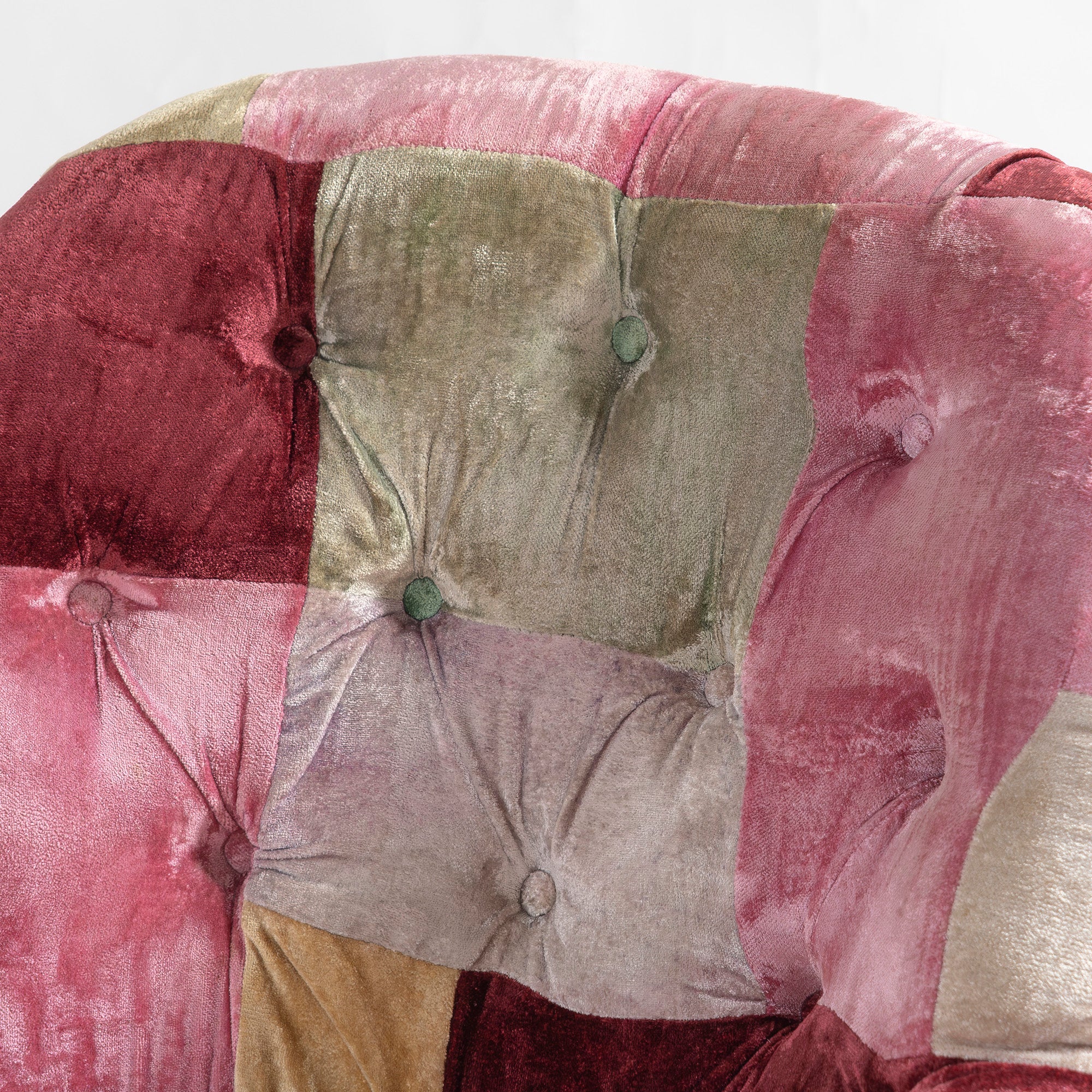 ソファ ハロ HALO ANNE CHAIR アンチェア ベルベット パッチワーク ボヘミアン 英国アンティーク風 クラシック ラウンジチェア 1Pソファ