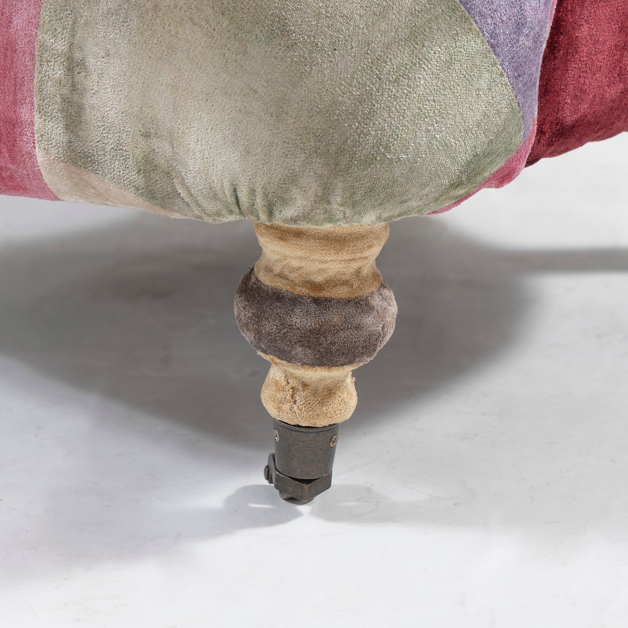 ソファ ハロ HALO ANNE CHAIR アンチェア ベルベット パッチワーク ボヘミアン 英国アンティーク風 クラシック ラウンジチェア 1Pソファ