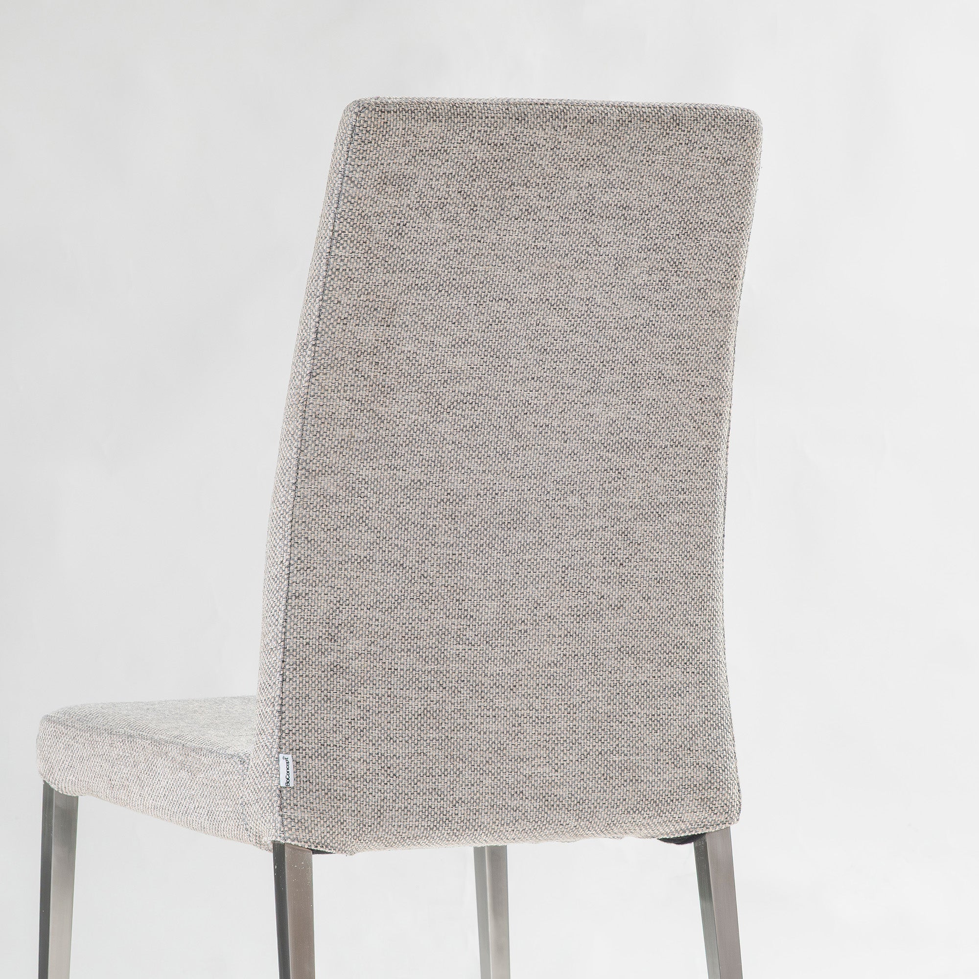 ダイニングチェア ボーコンセプト BoConcept NICO ニコ アームレスチェア グレー(1) ファブリック ステンレス脚 北欧モダン シンプルモダン