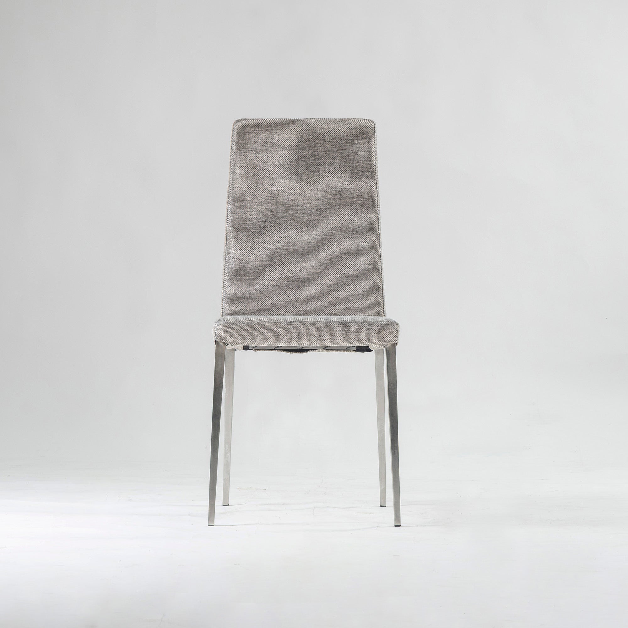 ダイニングチェア ボーコンセプト BoConcept NICO ニコ アームレスチェア グレー(2) ファブリック ステンレス脚 北欧モダン シンプルモダン