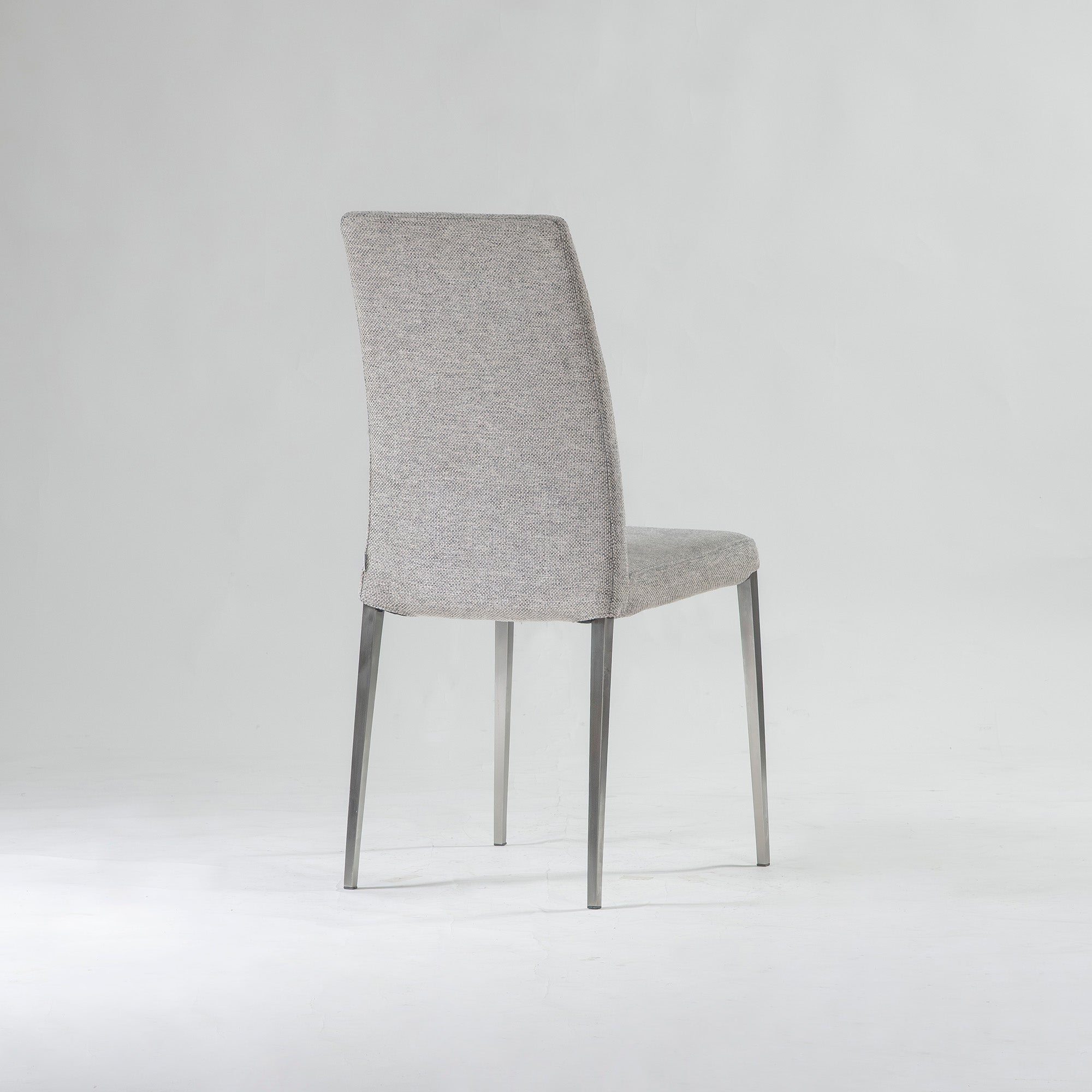 ダイニングチェア ボーコンセプト BoConcept NICO ニコ アームレスチェア グレー(2) ファブリック ステンレス脚 北欧モダン シンプルモダン