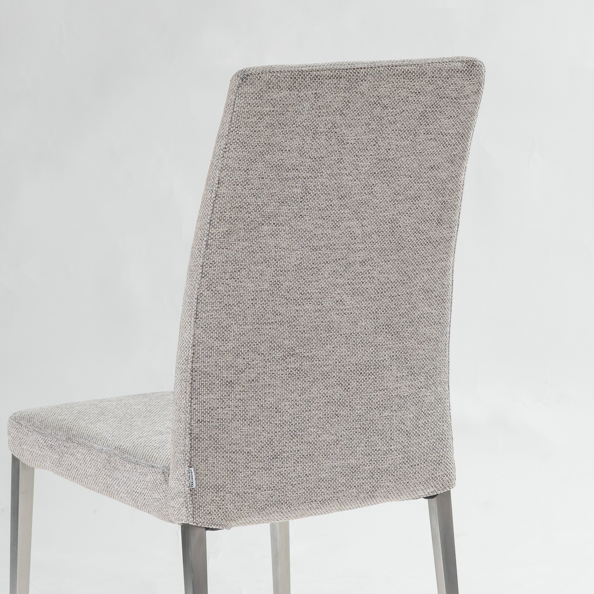 ダイニングチェア ボーコンセプト BoConcept NICO ニコ アームレスチェア グレー(2) ファブリック ステンレス脚 北欧モダン シンプルモダン