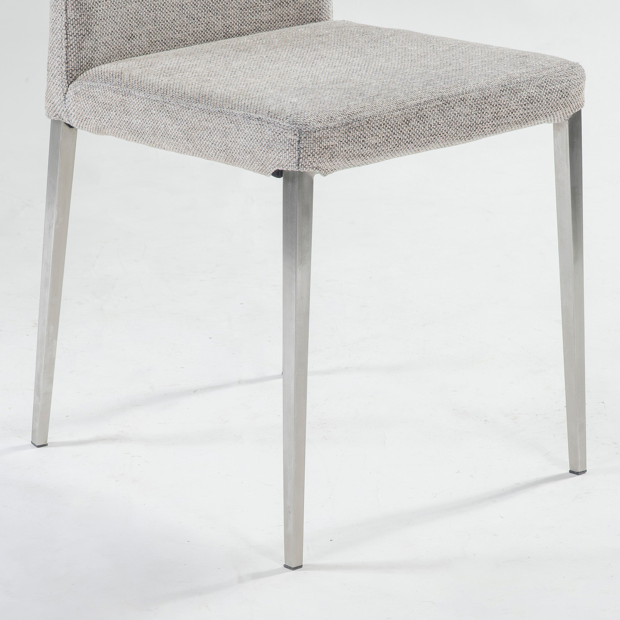 ダイニングチェア ボーコンセプト BoConcept NICO ニコ アームレスチェア グレー(2) ファブリック ステンレス脚 北欧モダン シンプルモダン