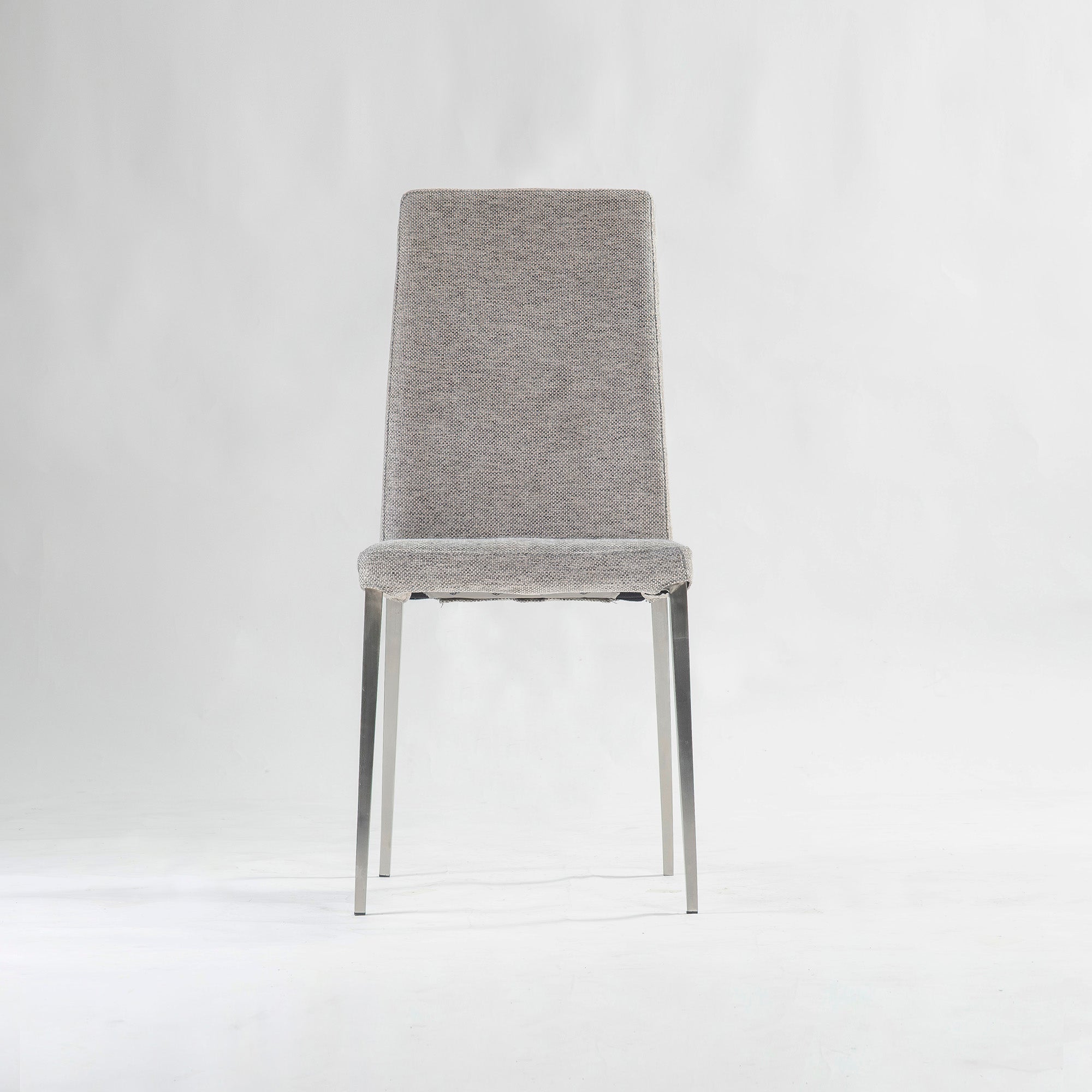 ダイニングチェア ボーコンセプト BoConcept NICO ニコ アームレスチェア グレー(3) ファブリック ステンレス脚 北欧モダン シンプルモダン