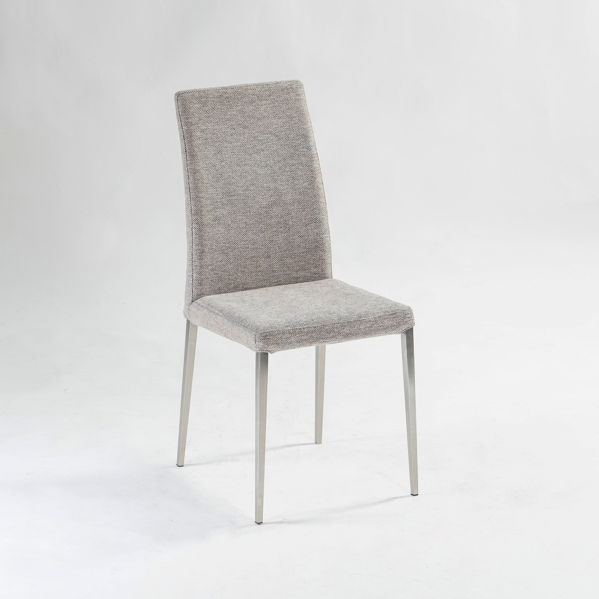 ダイニングチェア ボーコンセプト BoConcept NICO ニコ アームレスチェア グレー(3) ファブリック ステンレス脚 北欧モダン シンプルモダン