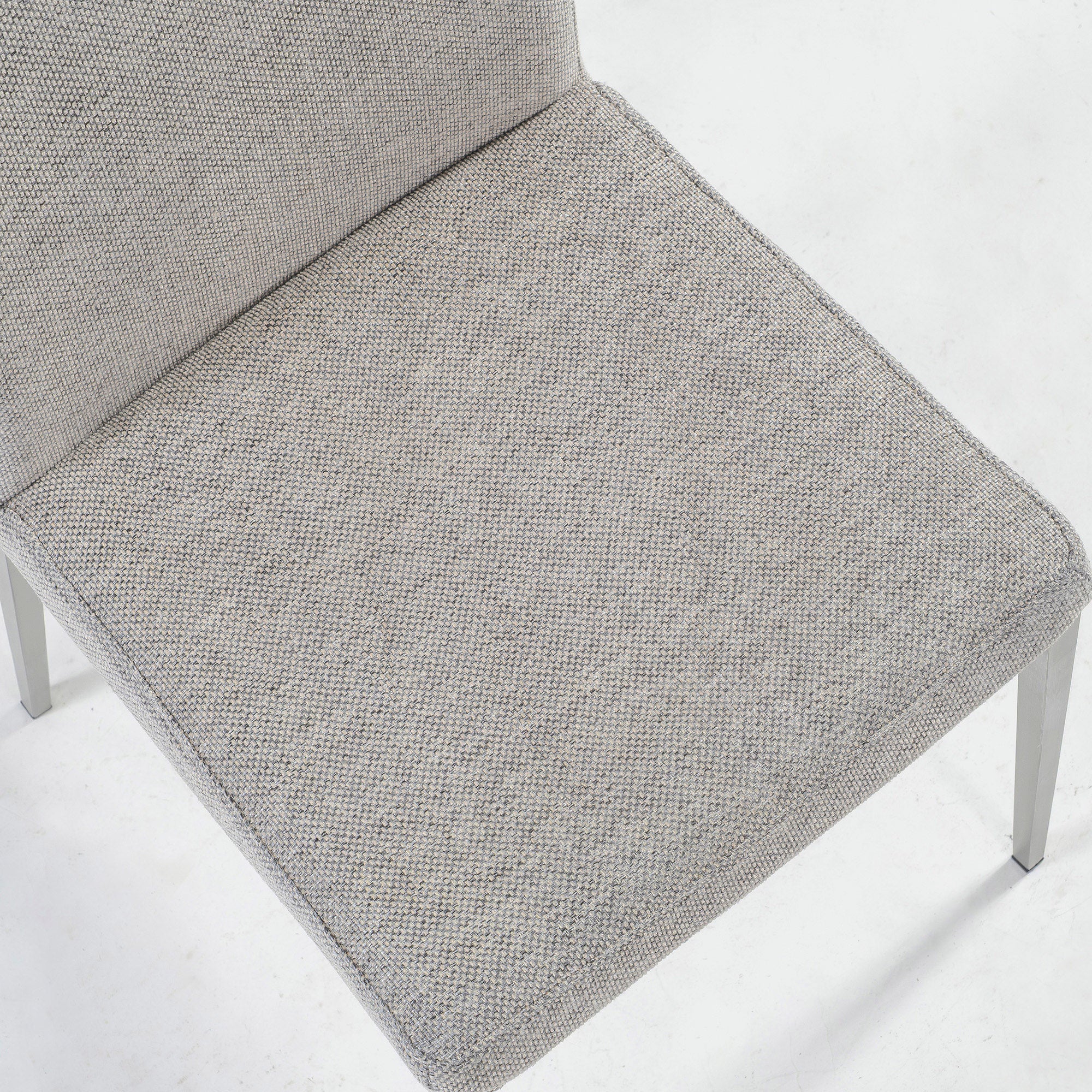 ダイニングチェア ボーコンセプト BoConcept NICO ニコ アームレスチェア グレー(3) ファブリック ステンレス脚 北欧モダン シンプルモダン