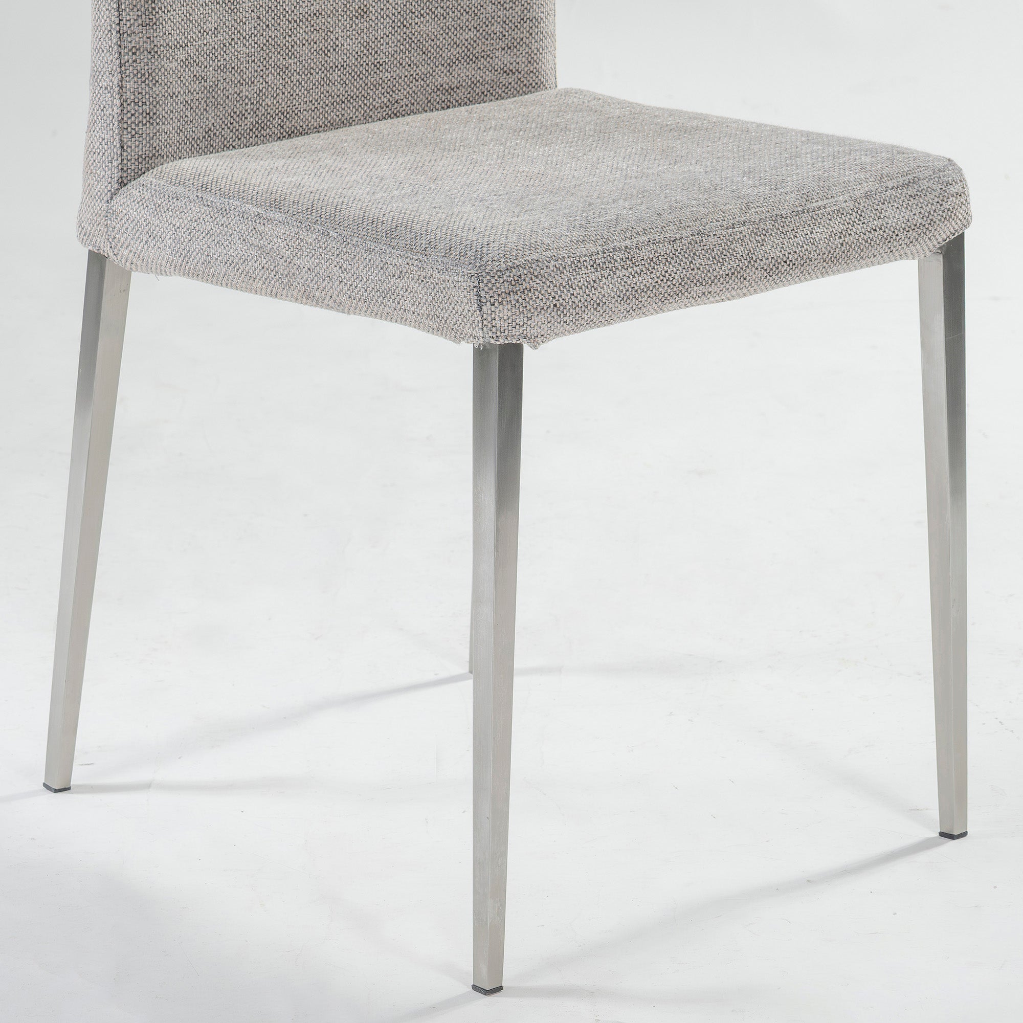 ダイニングチェア ボーコンセプト BoConcept NICO ニコ アームレスチェア グレー(3) ファブリック ステンレス脚 北欧モダン シンプルモダン