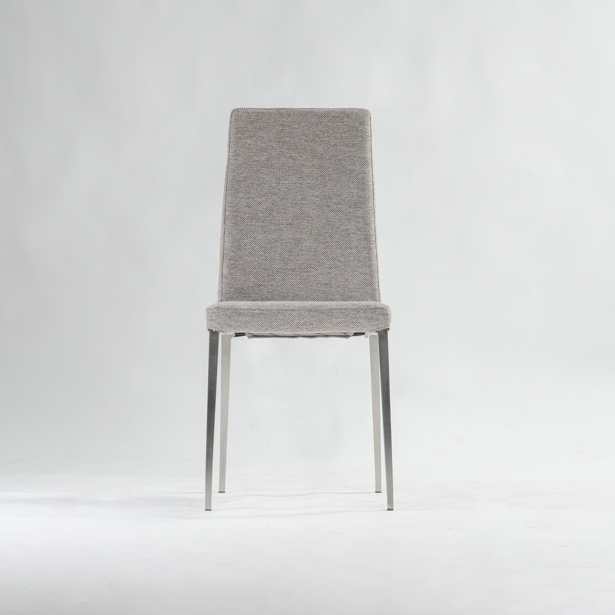 ダイニングチェア ボーコンセプト BoConcept NICO ニコ アームレスチェア グレー(4) ファブリック ステンレス脚 北欧モダン シンプルモダン