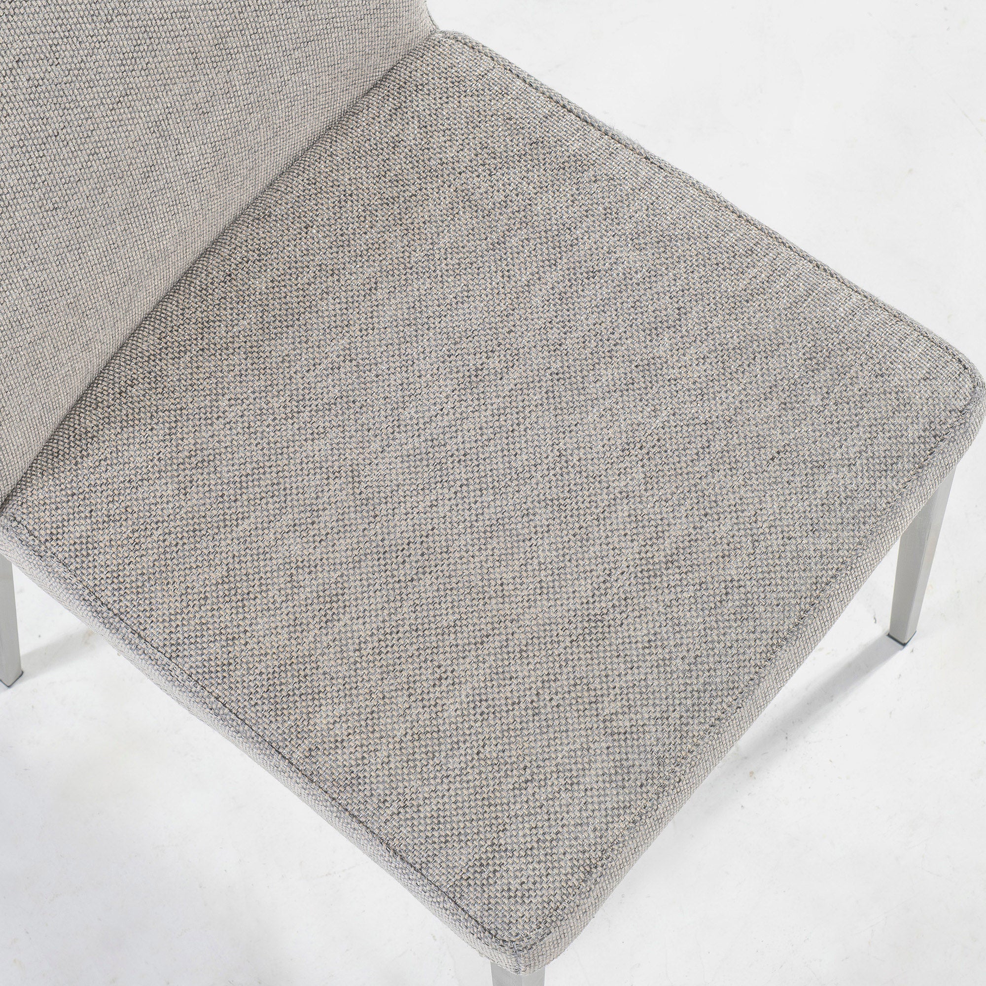 ダイニングチェア ボーコンセプト BoConcept NICO ニコ アームレスチェア グレー(4) ファブリック ステンレス脚 北欧モダン シンプルモダン