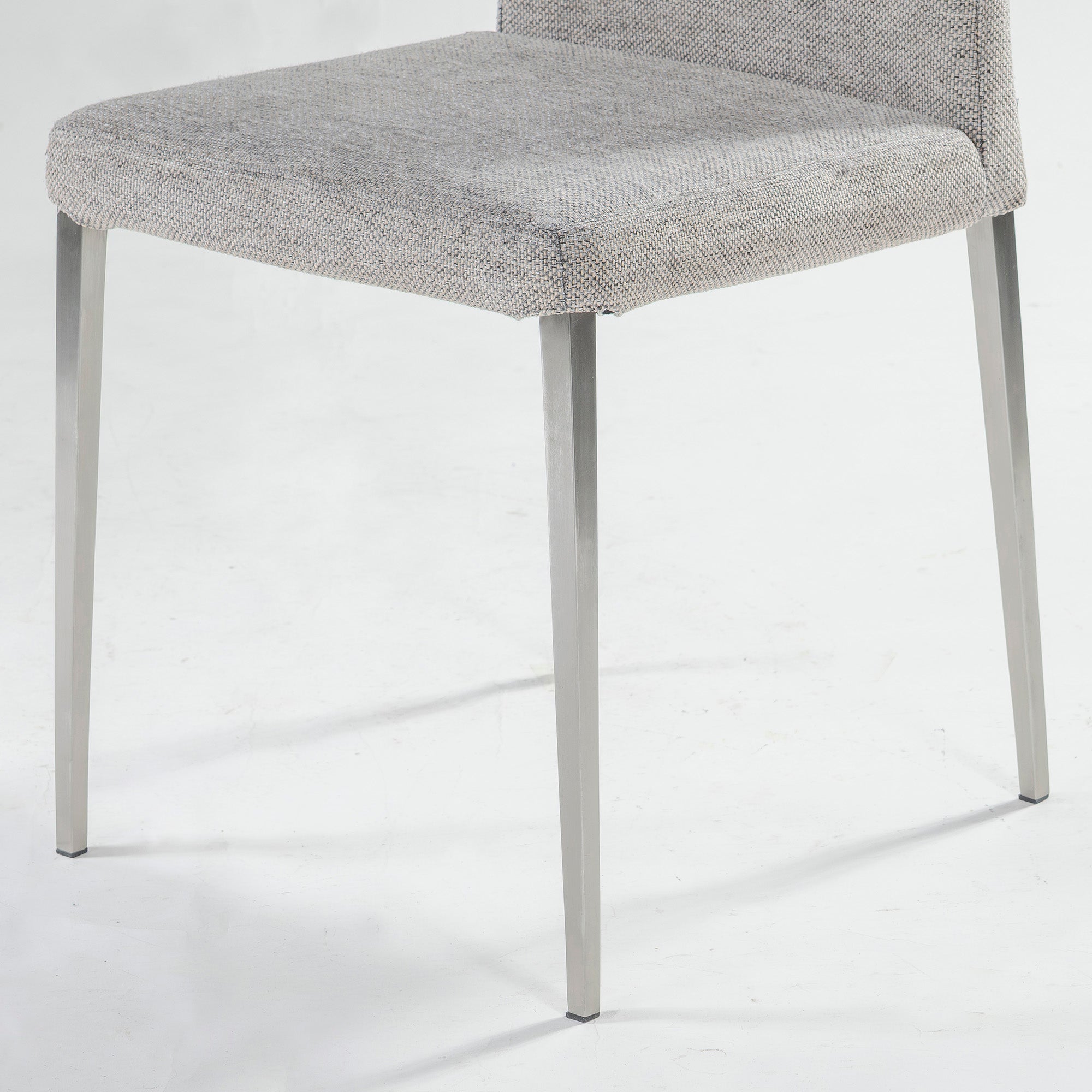 ダイニングチェア ボーコンセプト BoConcept NICO ニコ アームレスチェア グレー(4) ファブリック ステンレス脚 北欧モダン シンプルモダン