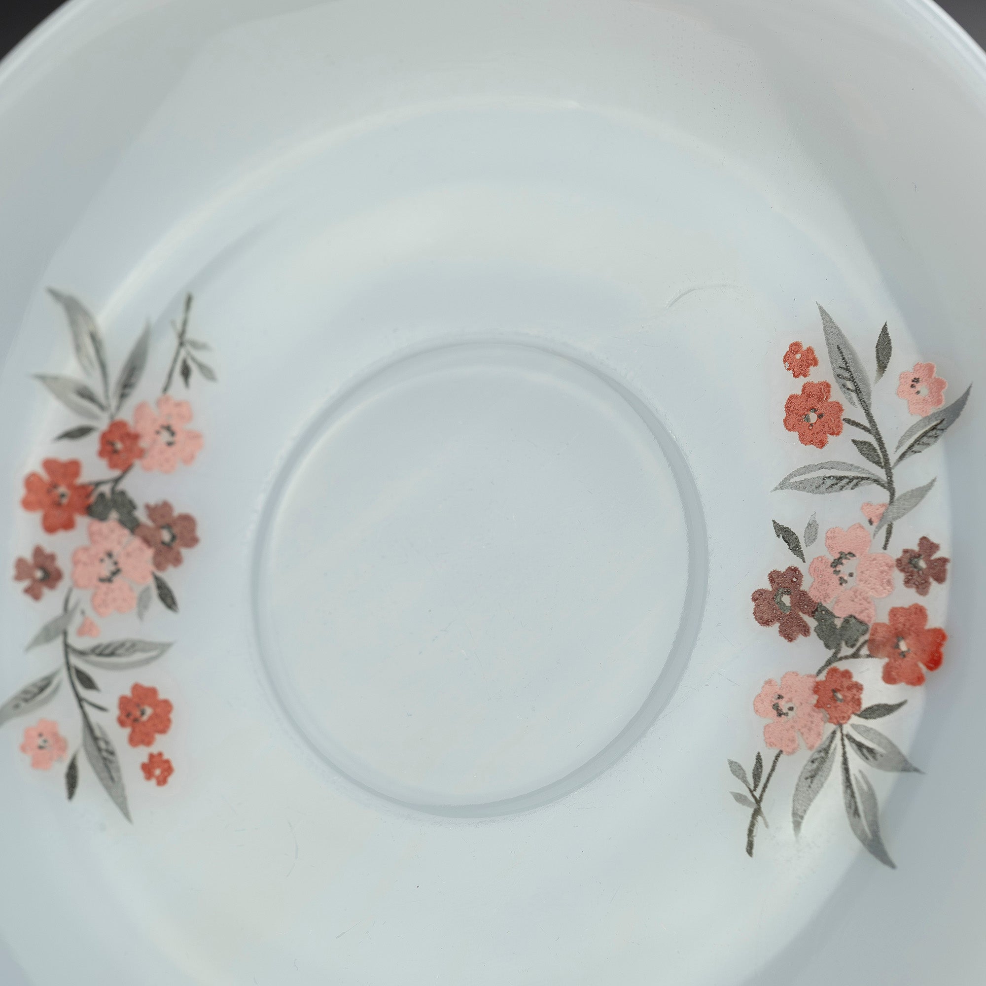 ファイヤーキング プリムローズ Fire-King Primrose カップ&ソーサー ミルクガラス 1950~60年代 アメリカ製【ヴィンテージ】