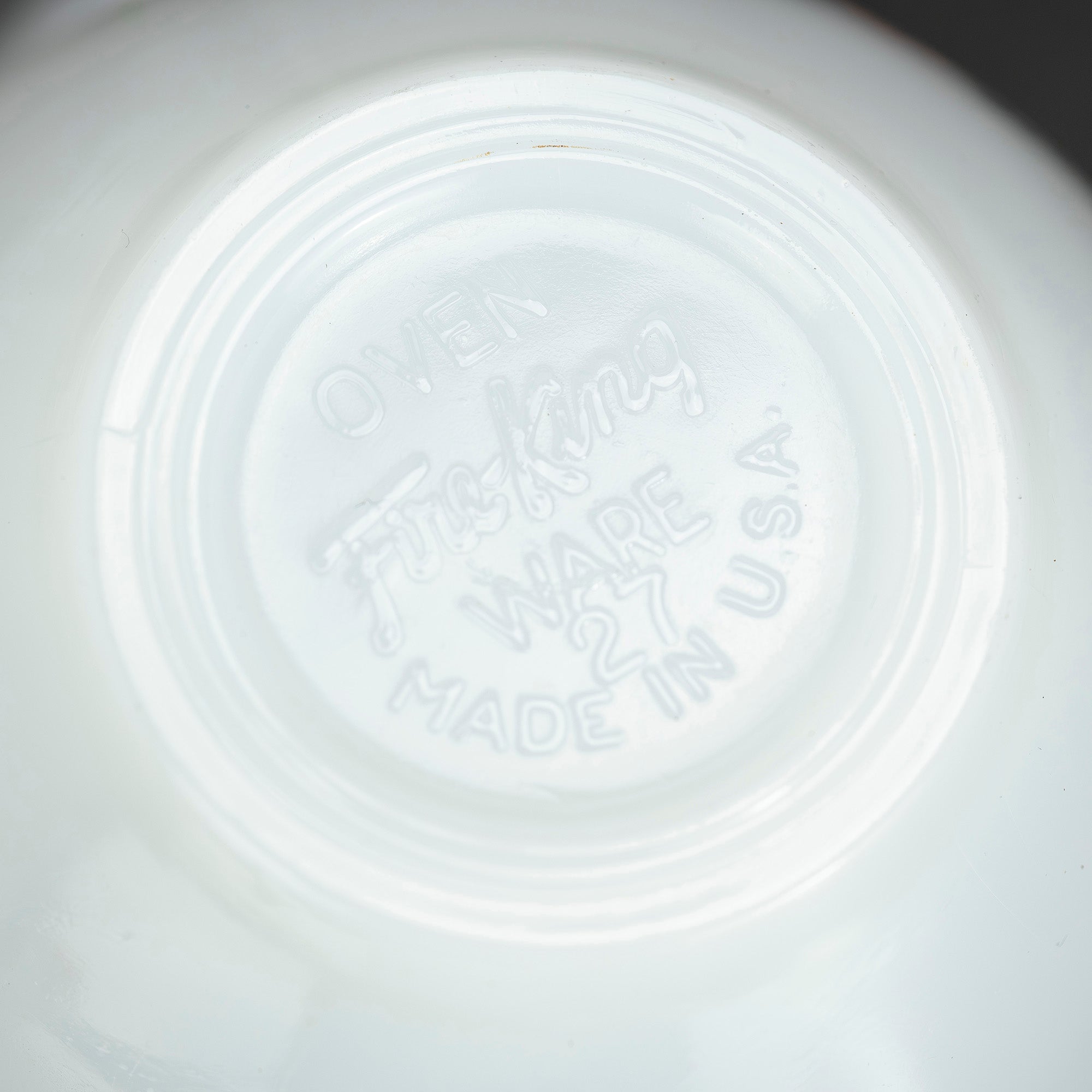 ファイヤーキング プリムローズ Fire-King Primrose カップ&ソーサー ミルクガラス 1950~60年代 アメリカ製【ヴィンテージ】