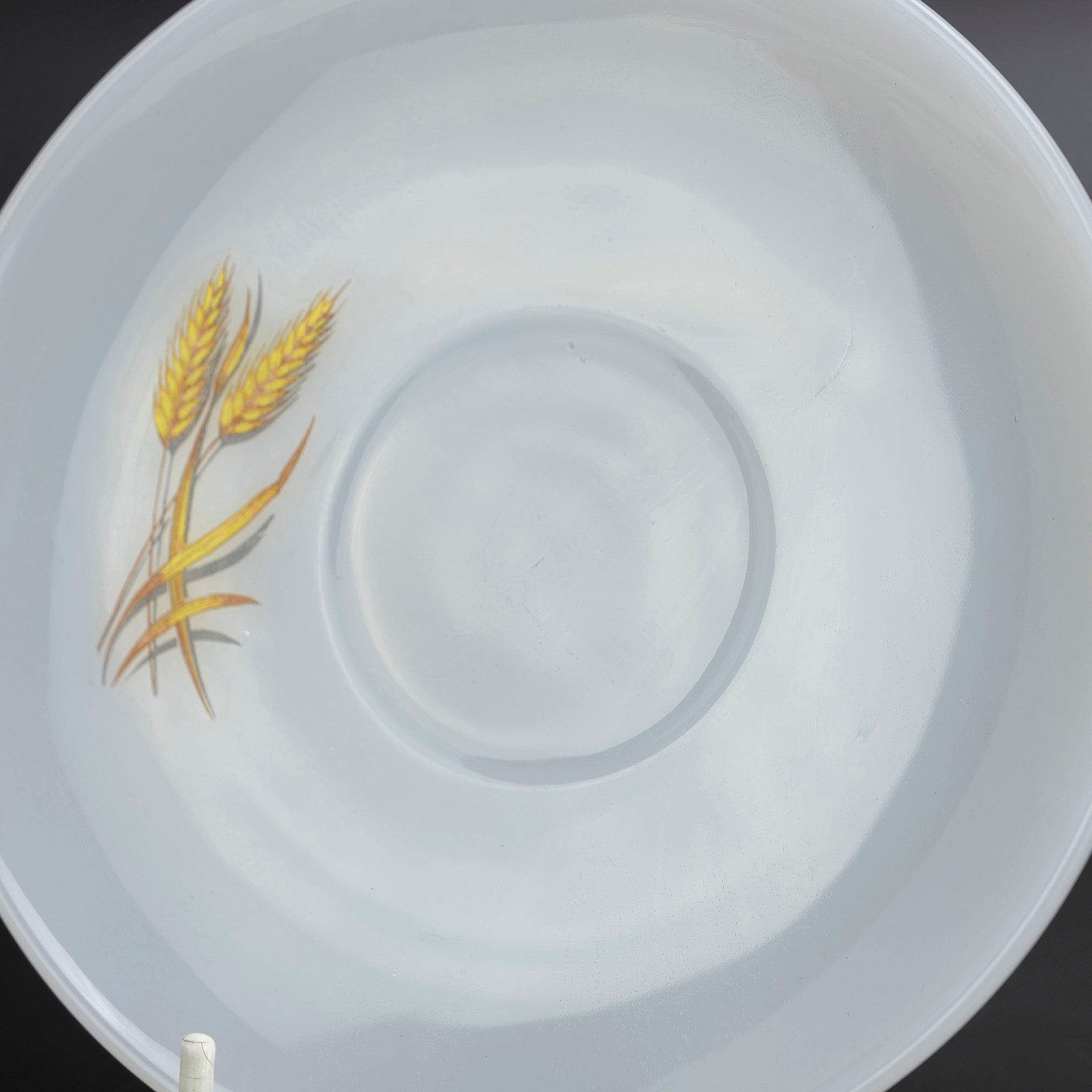 ファイヤーキング ウィート Fire-King Wheat カップ&ソーサー ミルクガラス 1950~60年代 アメリカ製【ヴィンテージ】