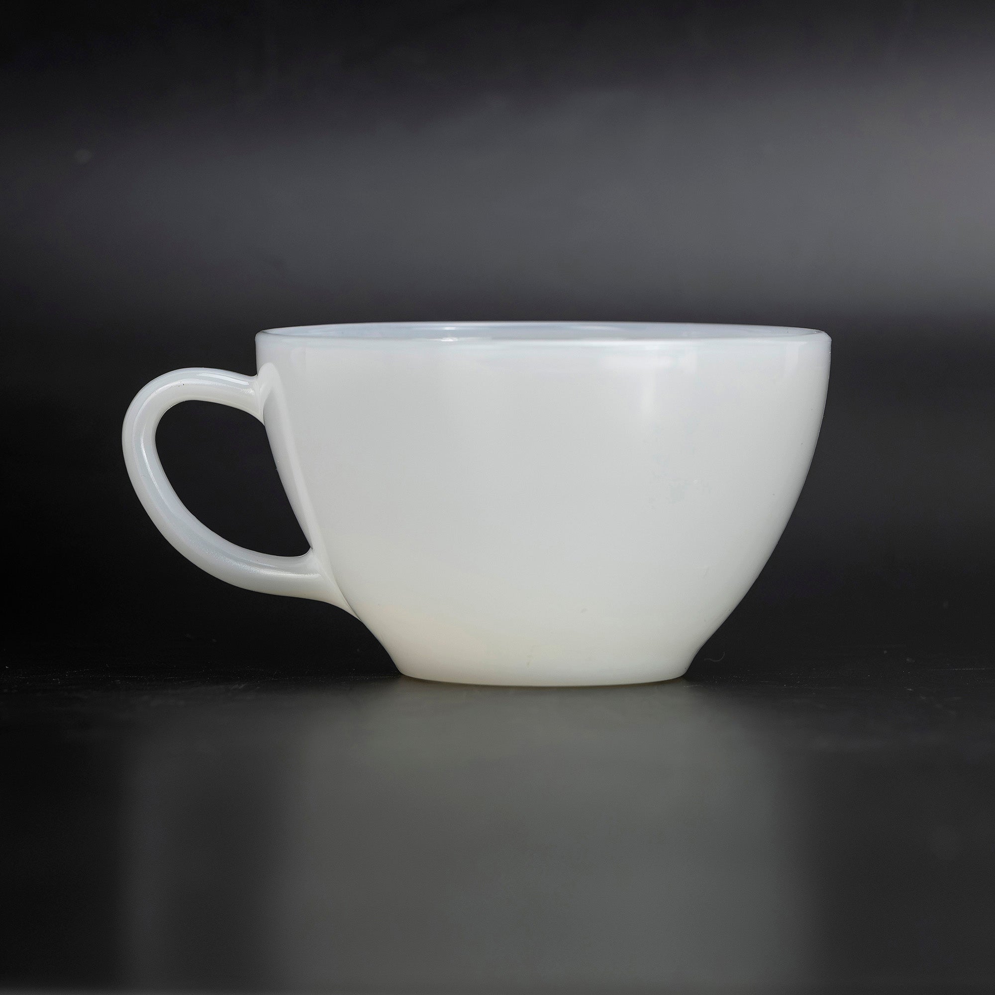 ファイヤーキング ウィート Fire-King Wheat カップ&ソーサー ミルクガラス 1950~60年代 アメリカ製【ヴィンテージ】