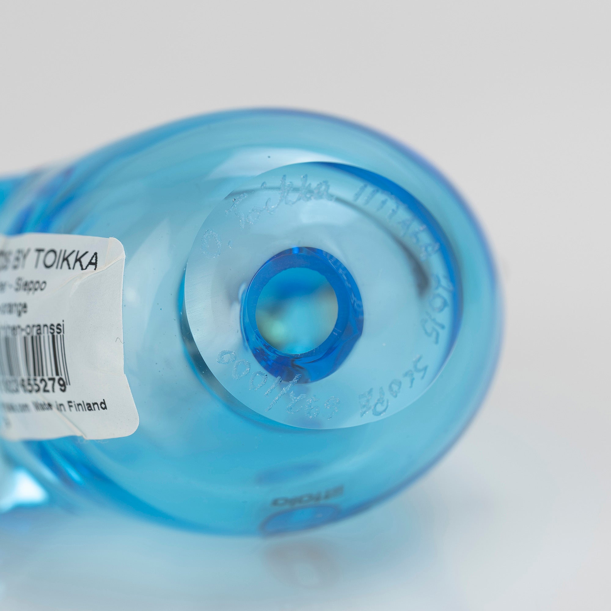 イッタラ バード バイ トイッカ シエッポ ライトブルー×オレンジ 北欧 ガラスオブジェ iittala Birds by Toikka【箱付】