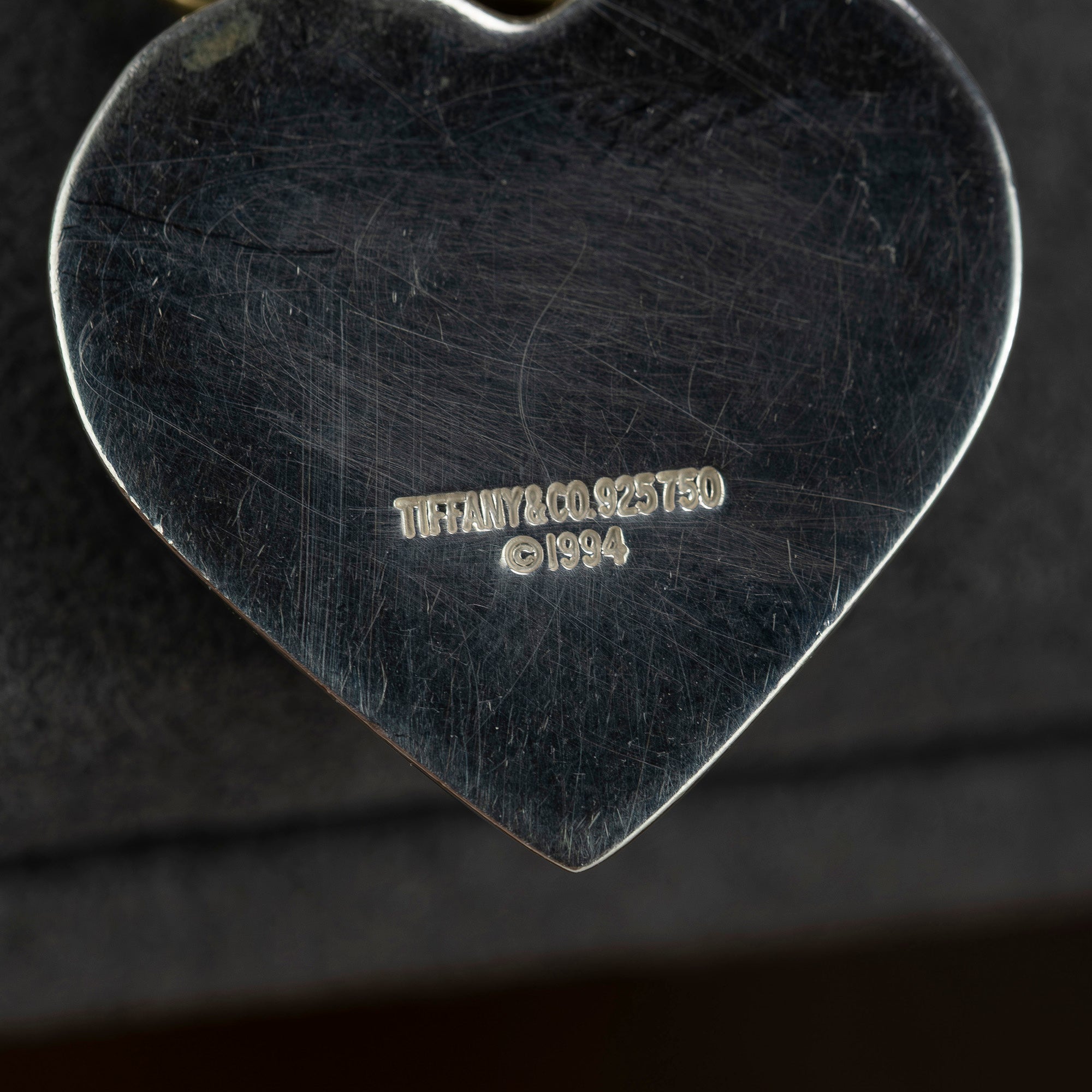 ティファニー TIFFANY&Co. ハートロック ネックレス 925/750 コンビ シルバー×ゴールド 約61g レディース アクセサリー 保存袋付