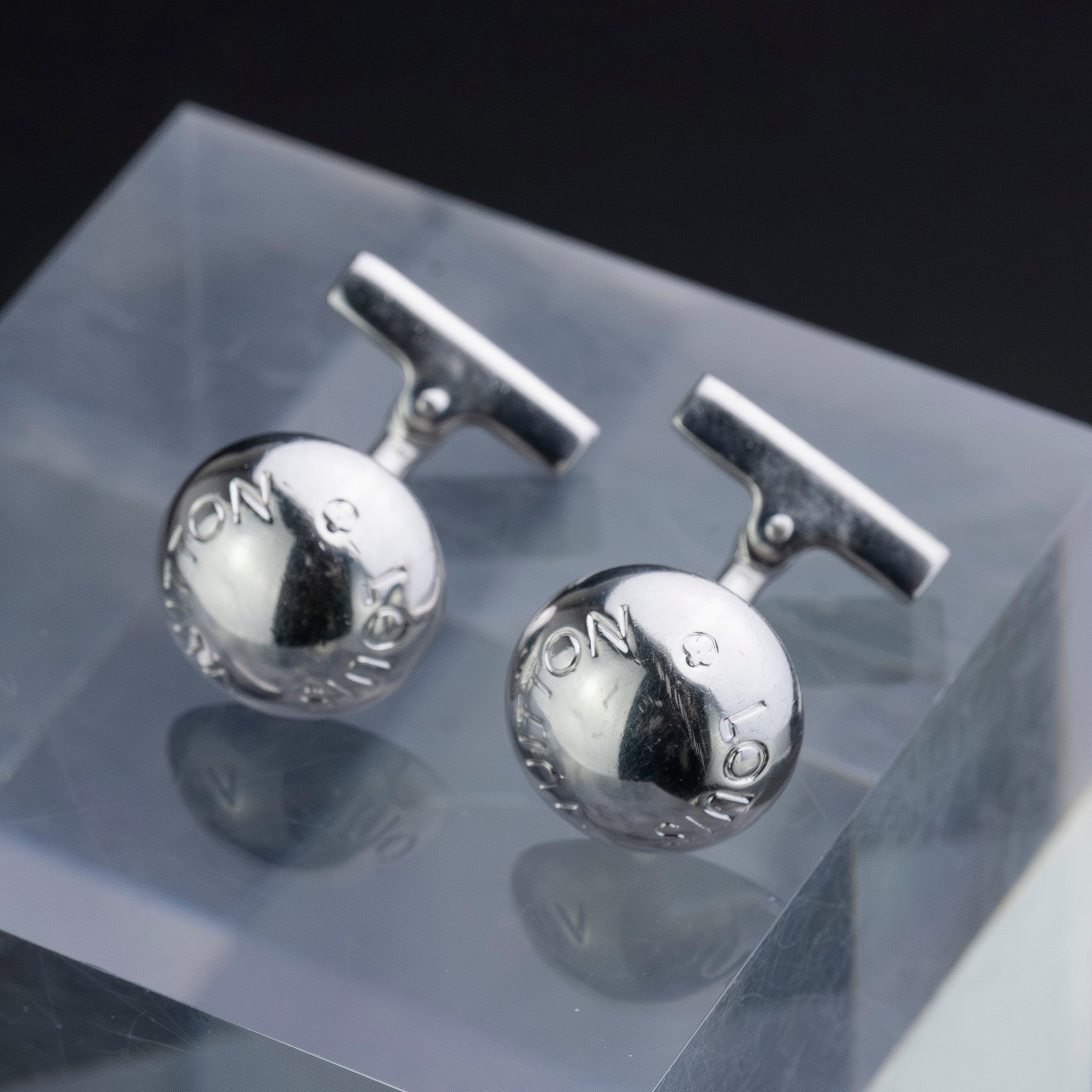 ルイ・ヴィトン LOUIS VUITTON ブトン・ドゥ・マンシェット M30986 カフス シルバー925