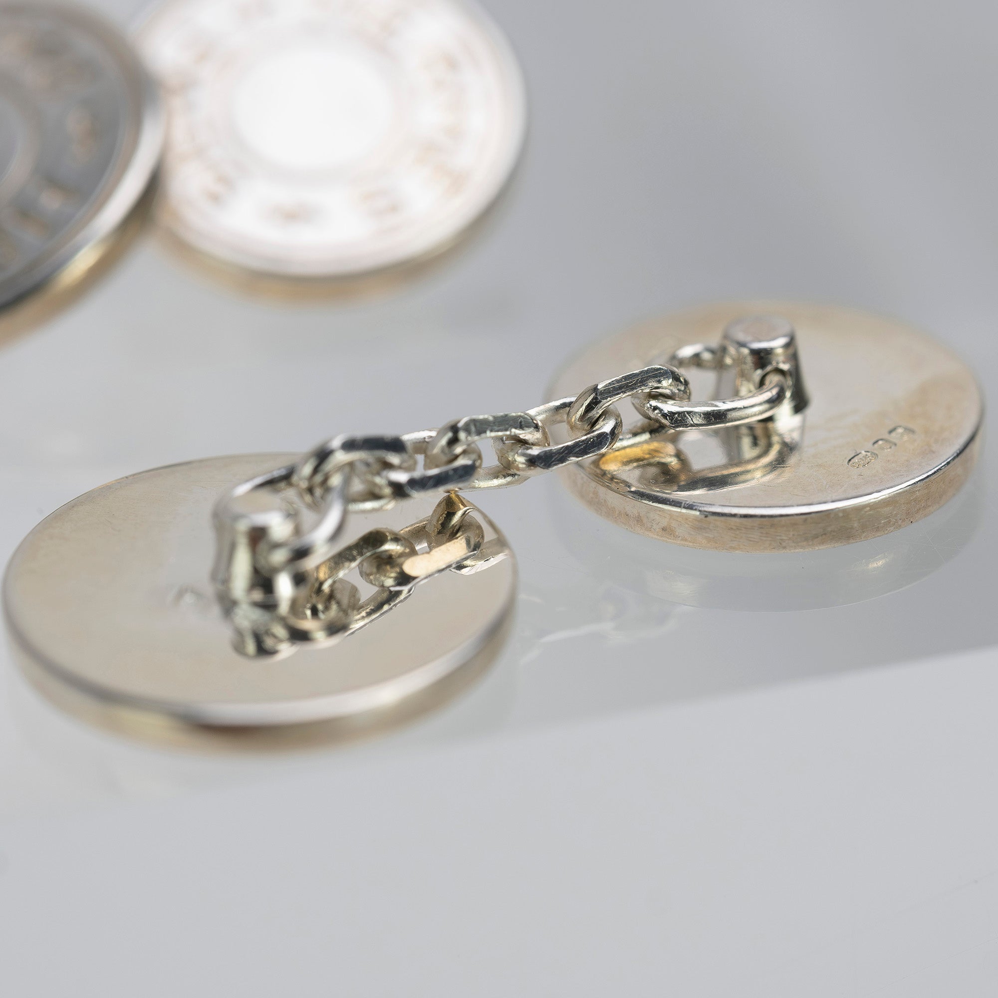 エルメス HERMES セリエ カフスボタン シルバー925 メンズアクセサリー ブランド小物 フォーマル ビジネス【専用ケース付】