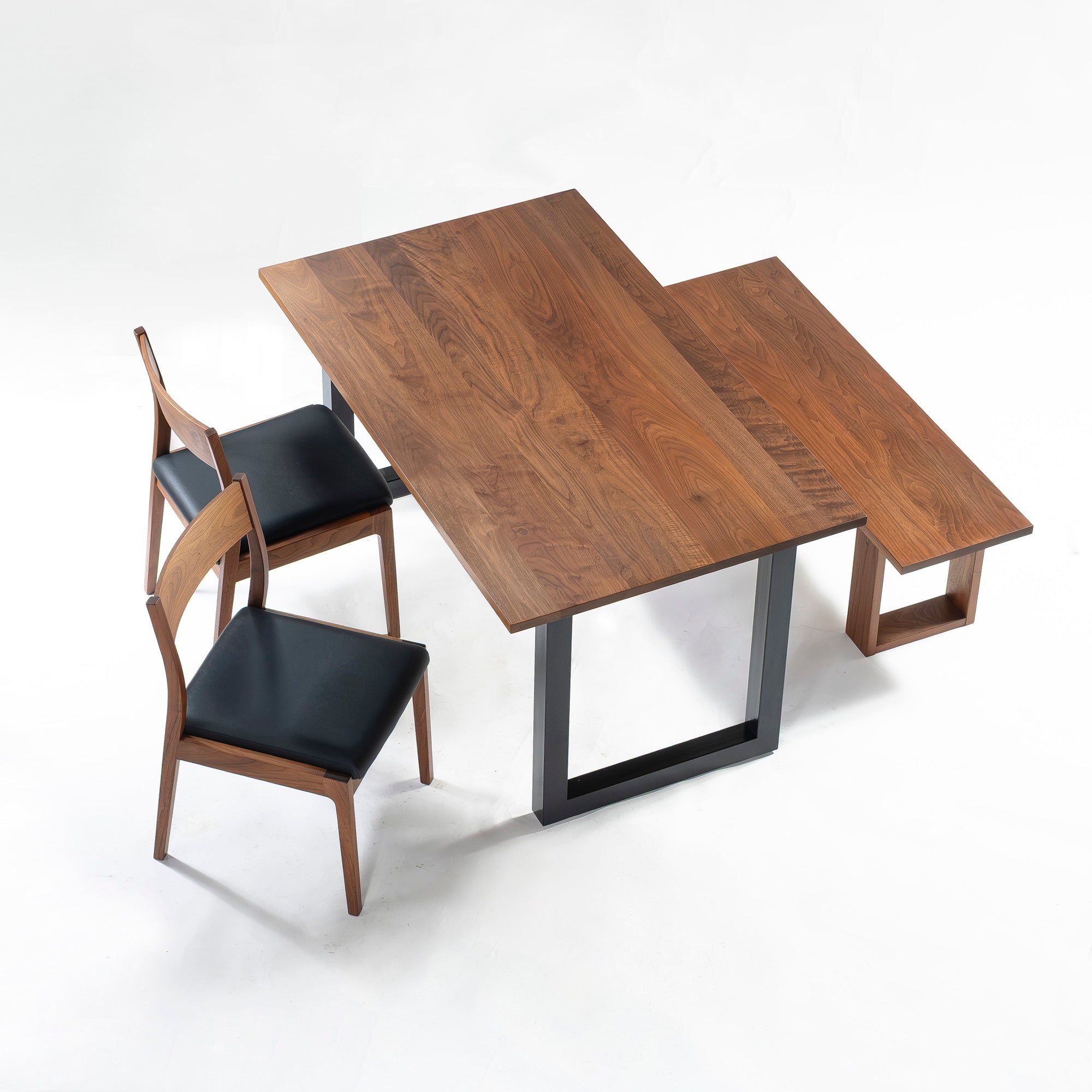 ダイニングセット マスターウォール MASTERWAL ウォールナット無垢材 ◆東京都内限定配送◆ ダイニングテーブル ダイニングチェア ベンチ